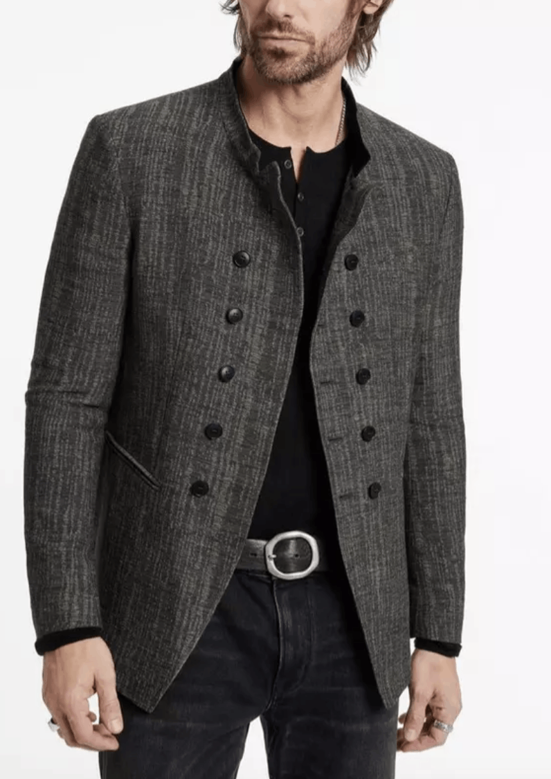 John Varvatos JOHN VARVATOS GREY BLAZER / JACKET Size US M / EU 48-50 / 2 - 5 Thumbnail