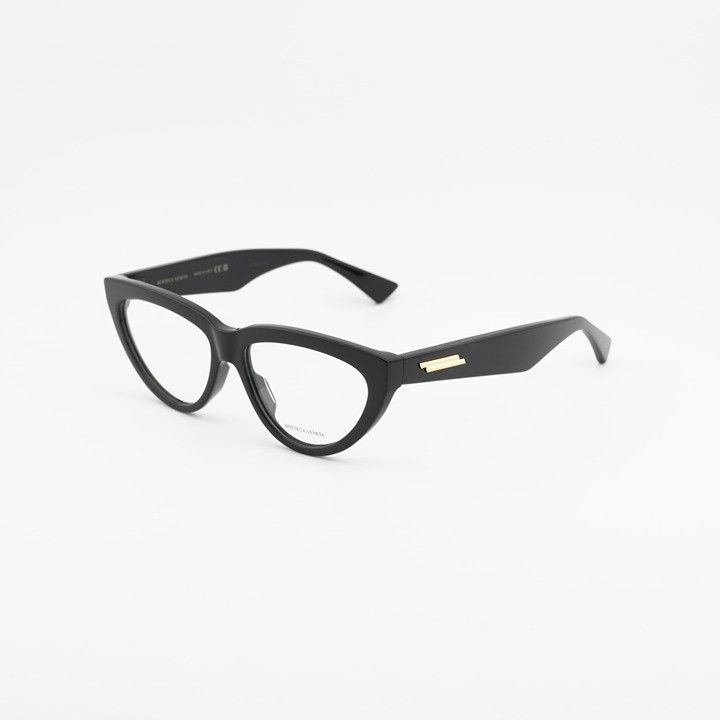 Bottega Veneta Bottega Veneta BV1193O 001 Eyeglasses Black 54mm Cat Eye Fra Size ONE SIZE - 7 Thumbnail