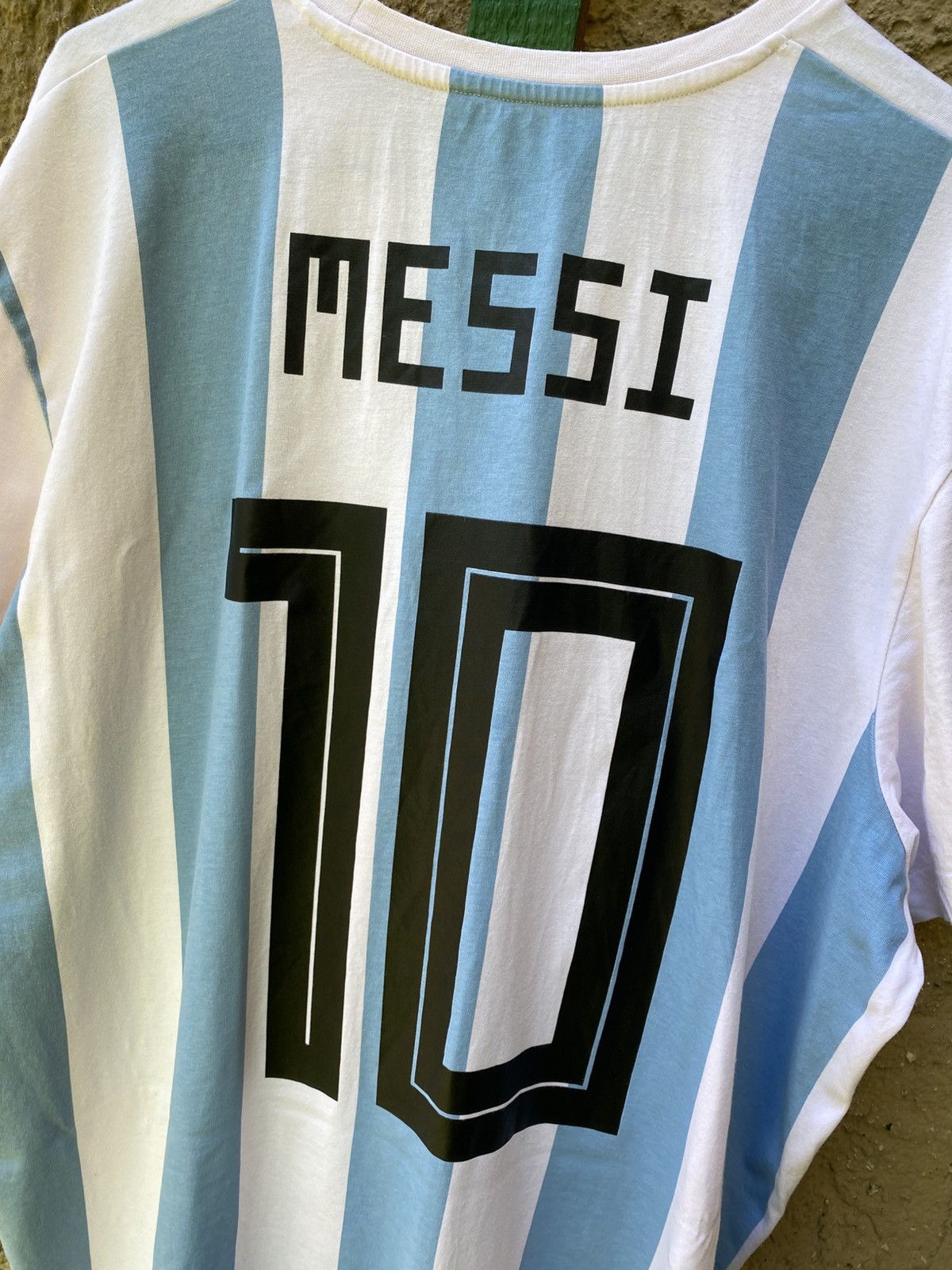 Adidas Argentina 2018 Messi 10 Shrit Adidas Soccer Jersey France Size US XXL / EU 58 / 5 - 2 Thumbnail