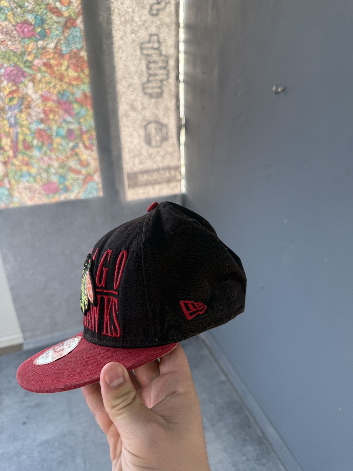 New Era Chicago Blackhawks New Era Snapback with Patch Size ONE SIZE - 4 Thumbnail