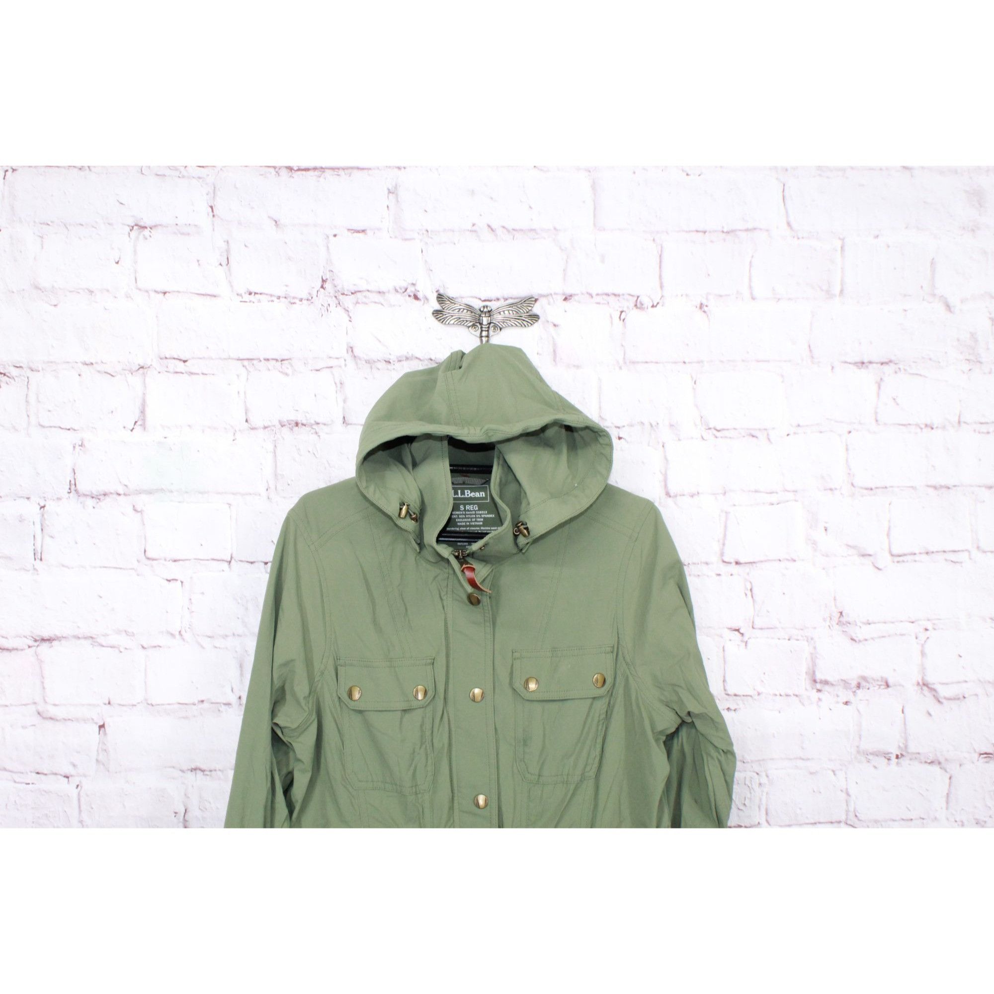 LL Bean Women's Boundless Softshell Jacket Deep Olive Size S