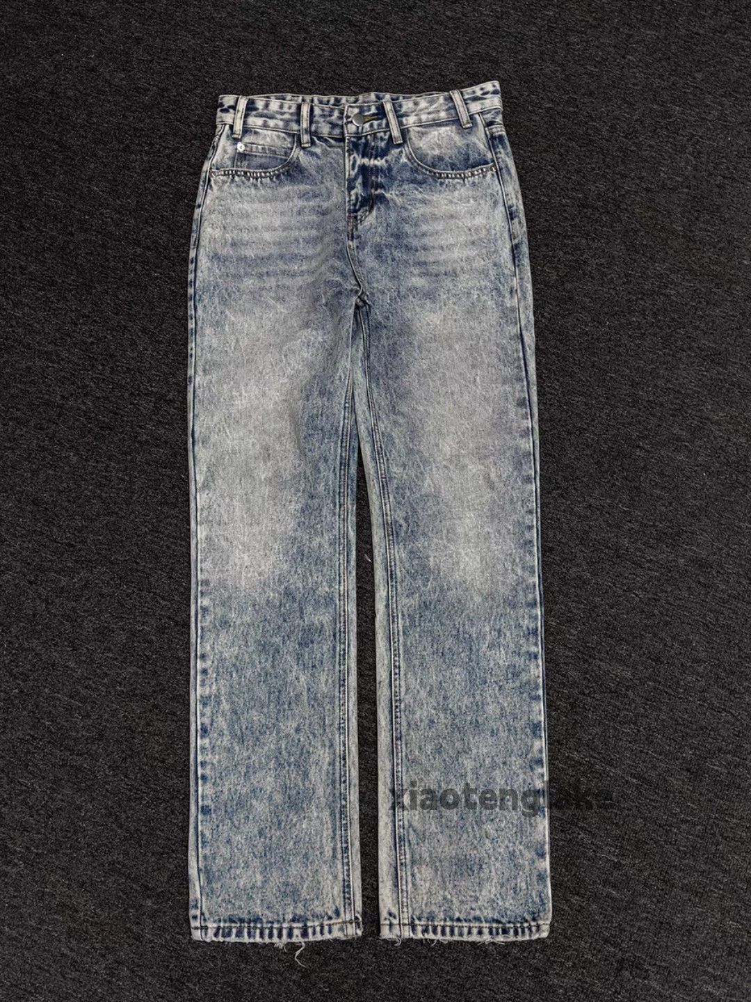Jean Unisex washed faded cleanfit yuppie y2k bootcut jeans Size US 36 / EU 52 - 4 Thumbnail