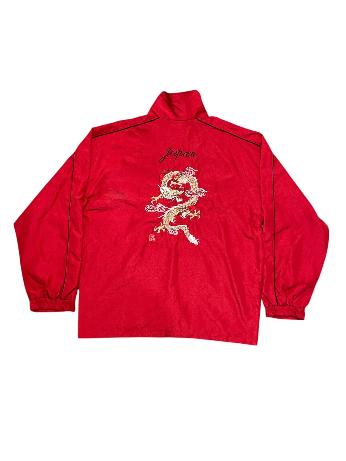 Japanese Brand Sukajan Dragon Embroidered Light Jacket Size US M / EU 48-50 / 2 - 2 Thumbnail