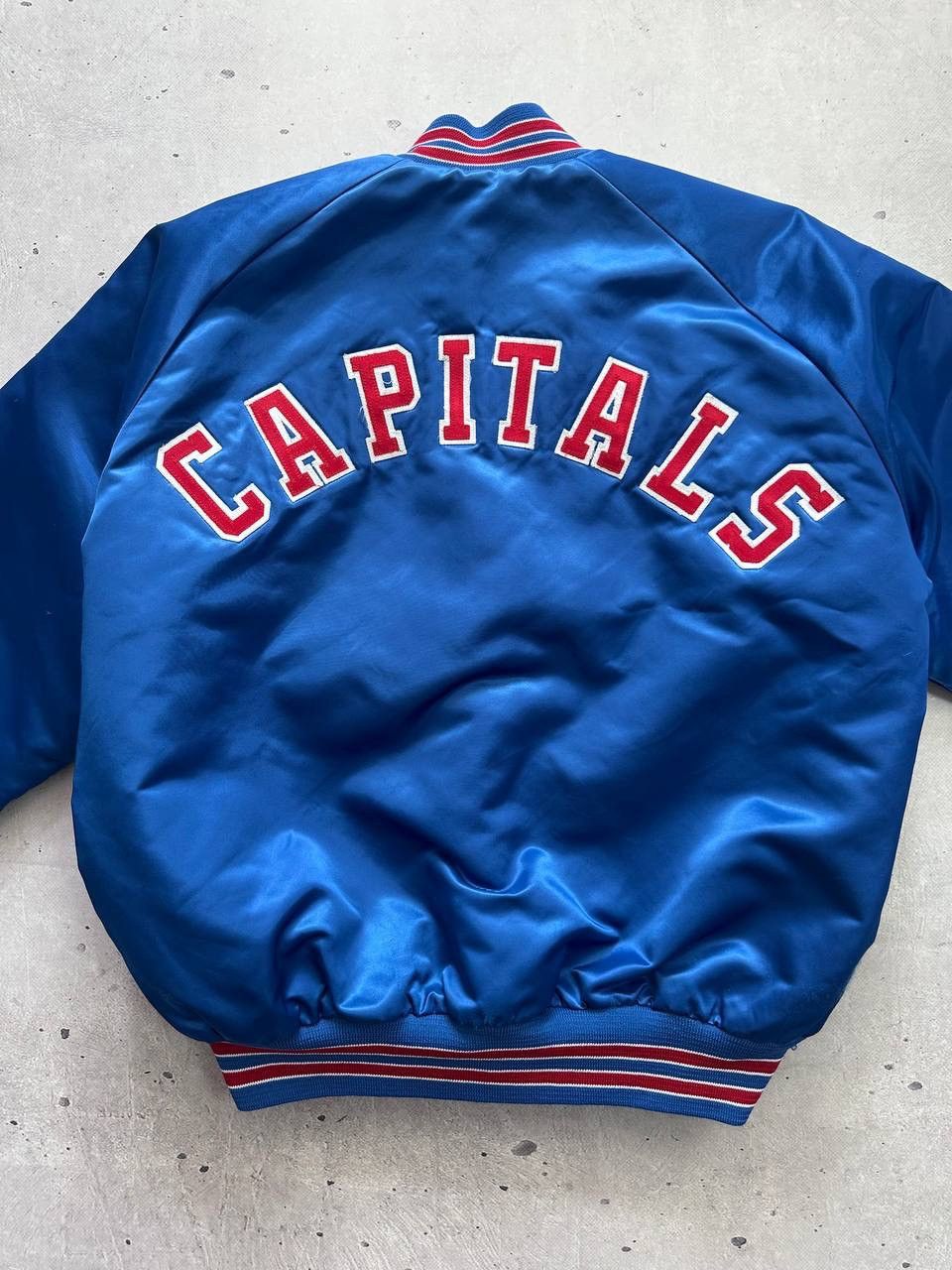 Chalk Line Vintage Washington Capitals Bomber Jacket Chalk Line NHL USA Size US XL / EU 56 / 4 - 8 Thumbnail