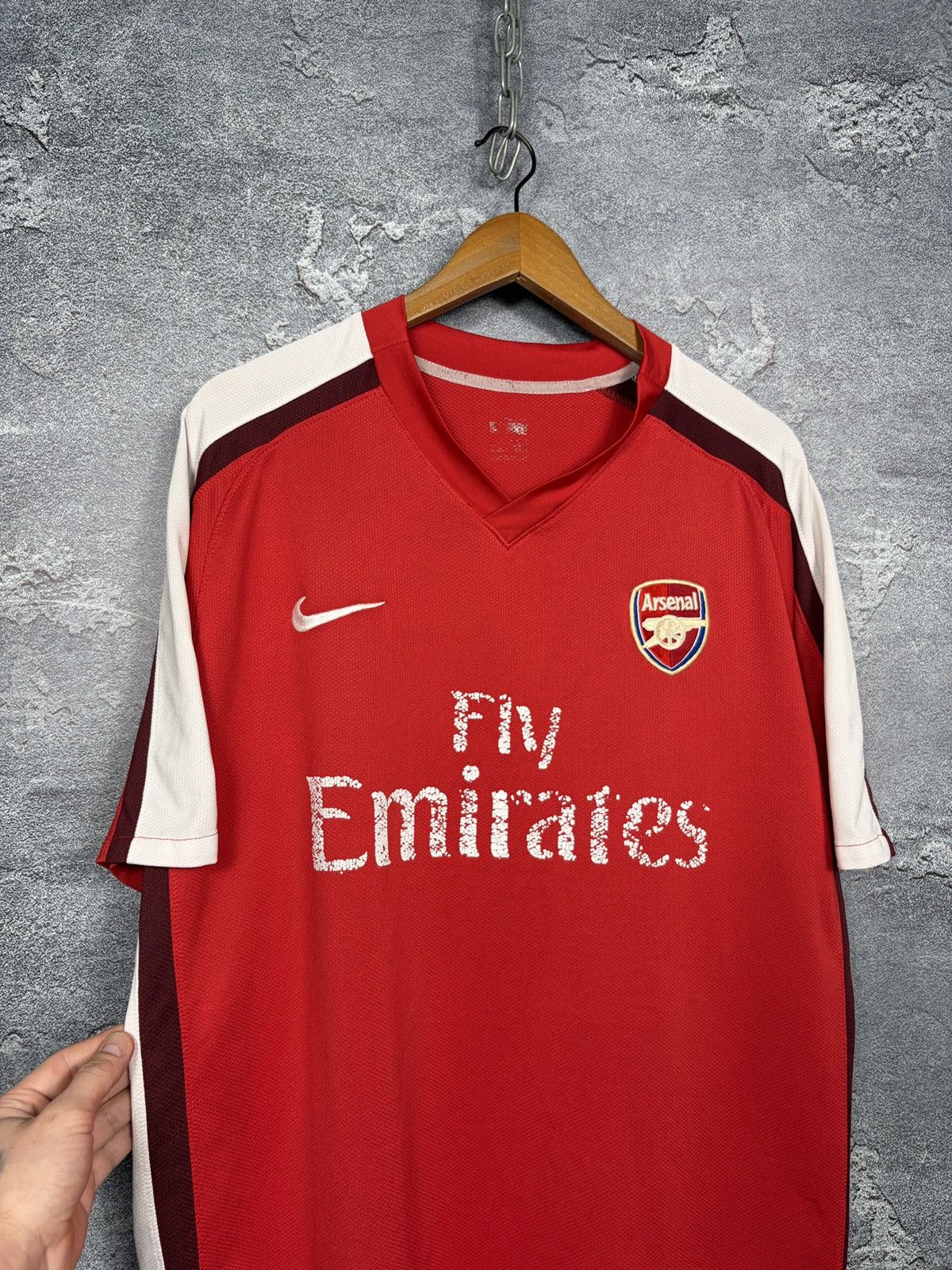 Nike Vintage 2008 Nike Arsenal #23 Arshavin Jersey T-shirt Size US XL / EU 56 / 4 - 3 Thumbnail