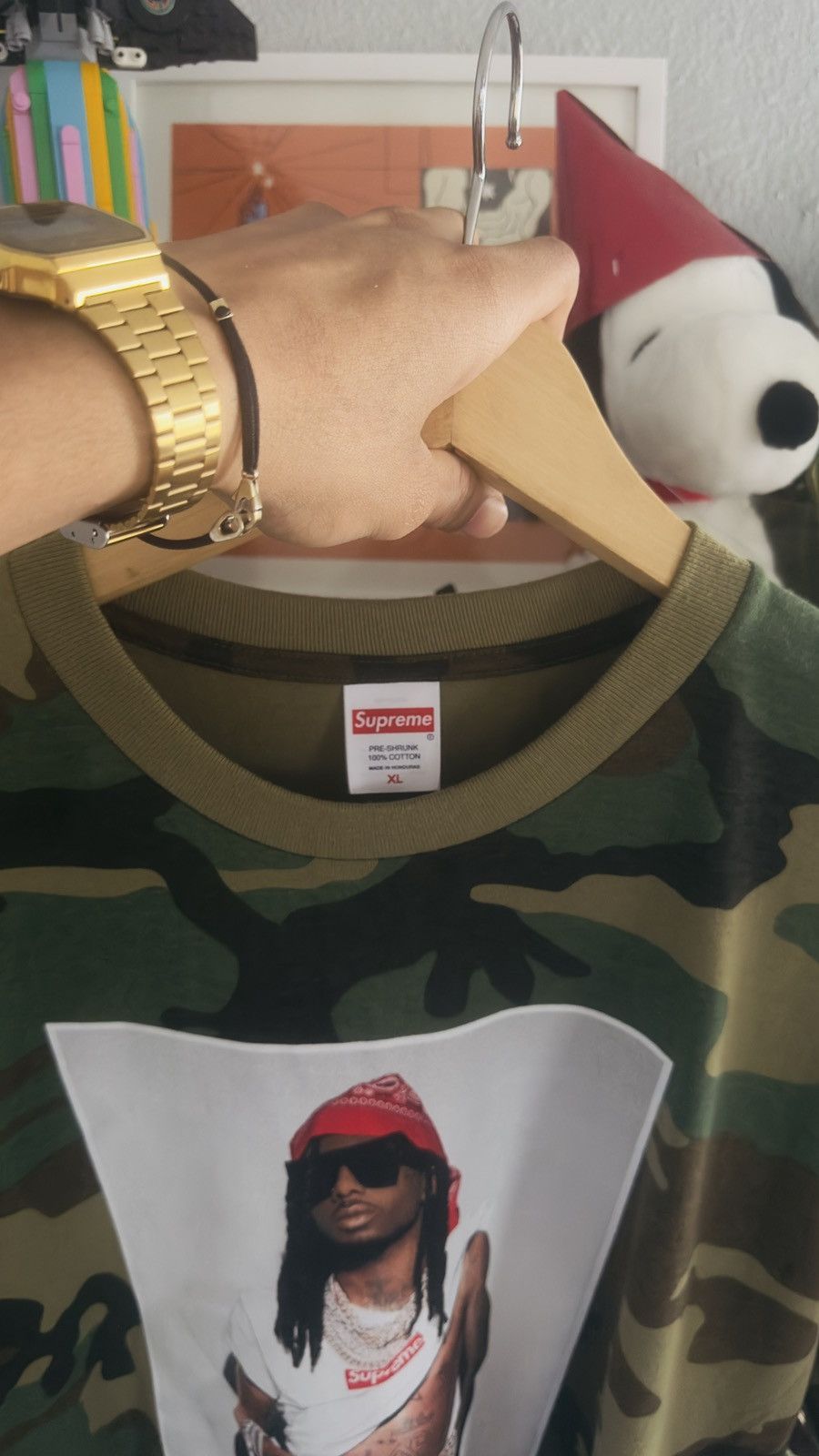 Supreme Playboi carti + SUPREME camo Tee - XL Size US XL / EU 56 / 4 - 2 Thumbnail