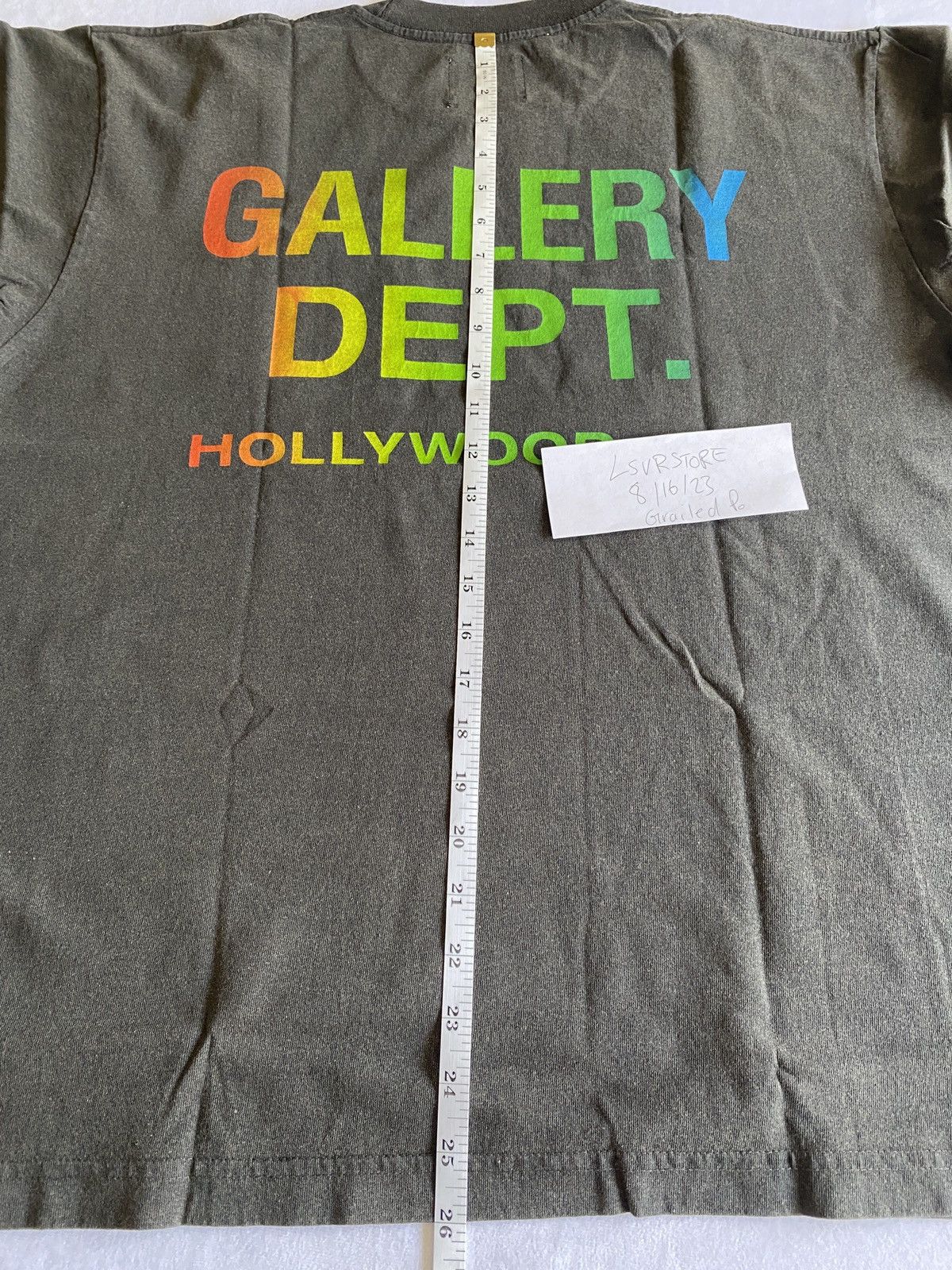 Gallery Dept. Gallery Dept. COLLECTOR S/S RAINBOW POCKET TEE MEDIUM Size US M / EU 48-50 / 2 - 10 Thumbnail