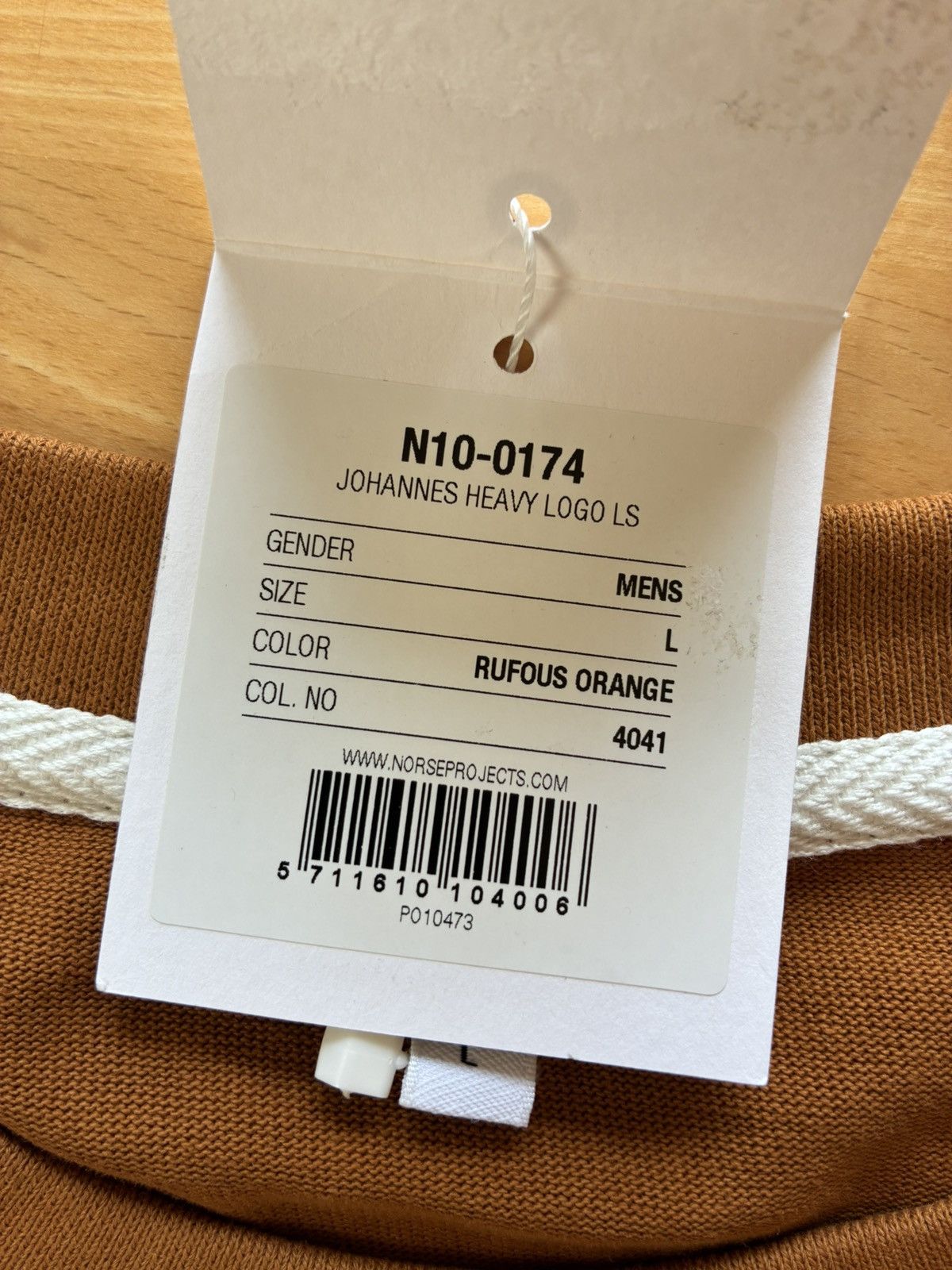 Norse Projects Niels "Nyhavn" tee Size US L / EU 52-54 / 3 - 3 Thumbnail