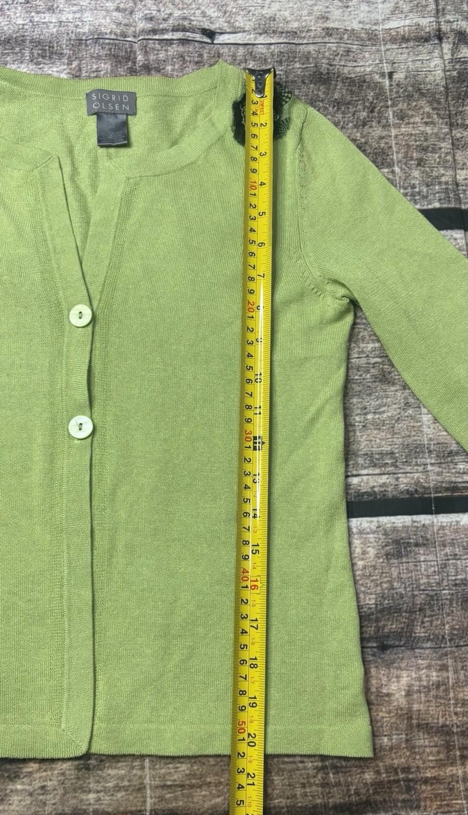 Other Sigrid Olsen Cardigan Sweater Womens XS Embroidered Sequin Size XS / US 0-2 / IT 36-38 - 11 Thumbnail