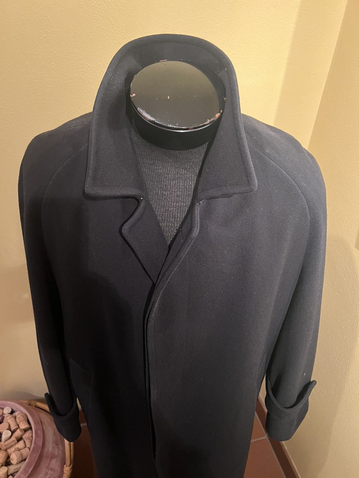 Other Black wool topcoat made in the USA in magnificent shape! Size US XL / EU 56 / 4 - 2 Thumbnail