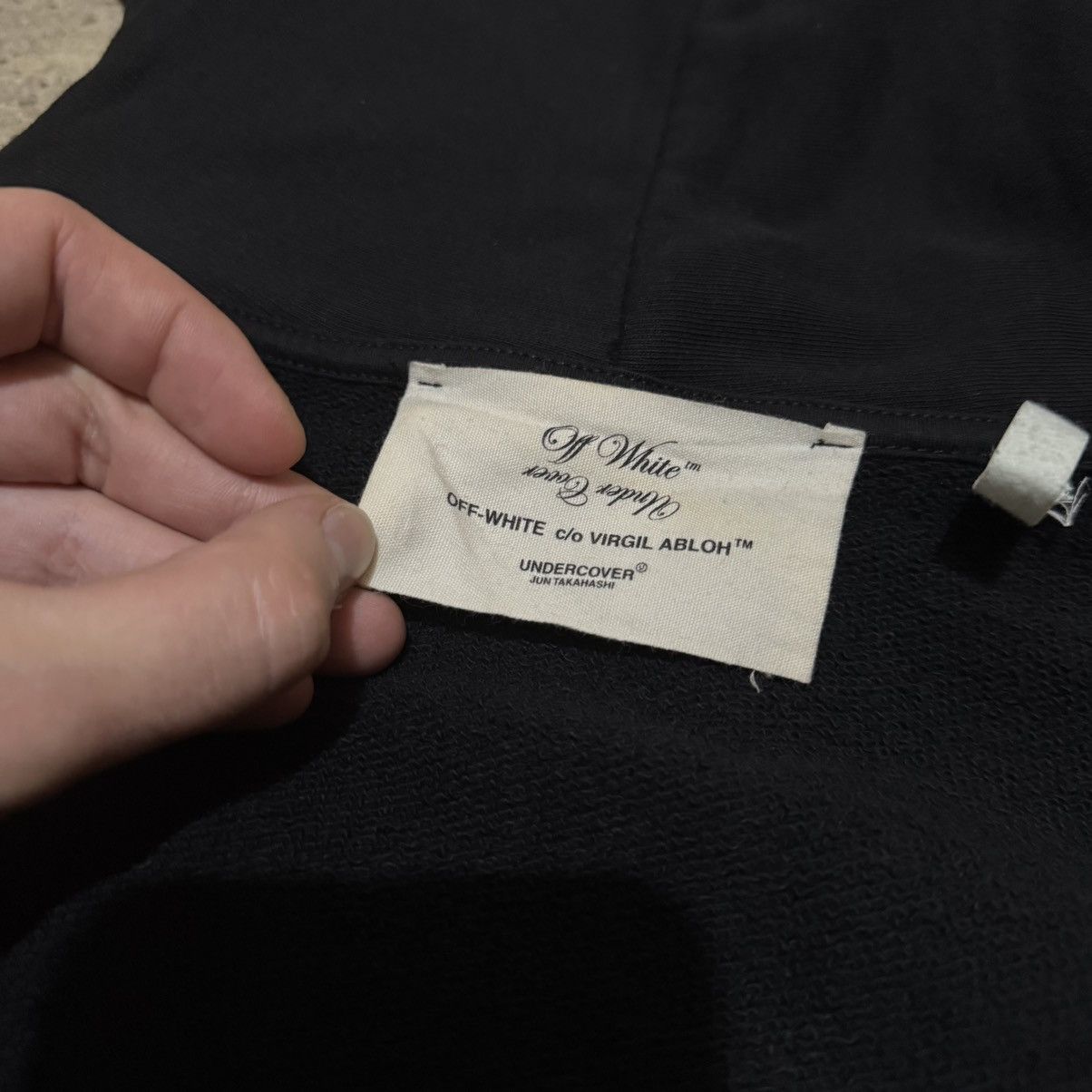 Off-White × Undercover Off white undercover reversible hoodie Size US M / EU 48-50 / 2 - 18 Thumbnail