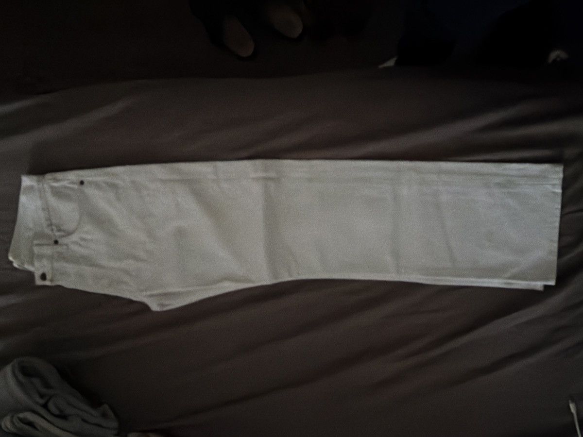 Levi's White Levis 501s Size US 30 / EU 46 - 5 Thumbnail