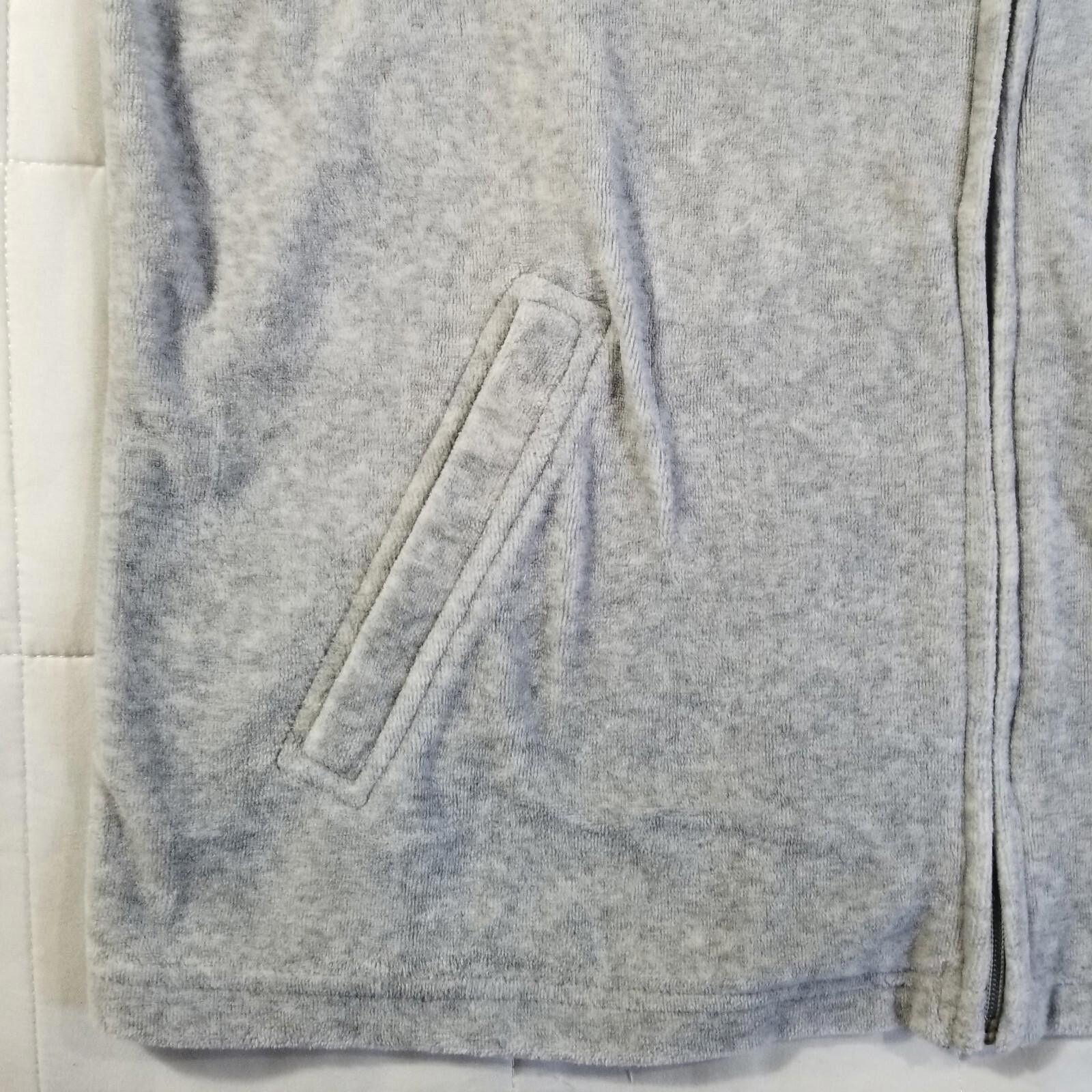 Designer White Stag Medium 8/10 Gray Fur Lined Hood Zip Up Jacket Size M / US 6-8 / IT 42-44 - 8 Thumbnail