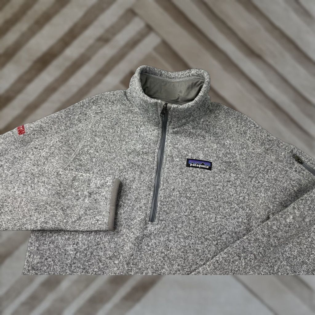 Patagonia Patagonia Better Sweater 1/4 Zip Fleece Birch White Pullover Women’s Small Size S / US 4 / IT 40 - 1 Thumbnail
