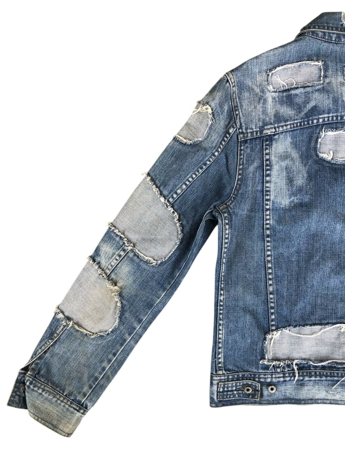Dolce & Gabbana Dolce & Gabbana Boro Patchwork Distressed Denim Jacket Size US S / EU 44-46 / 1 - 10 Thumbnail