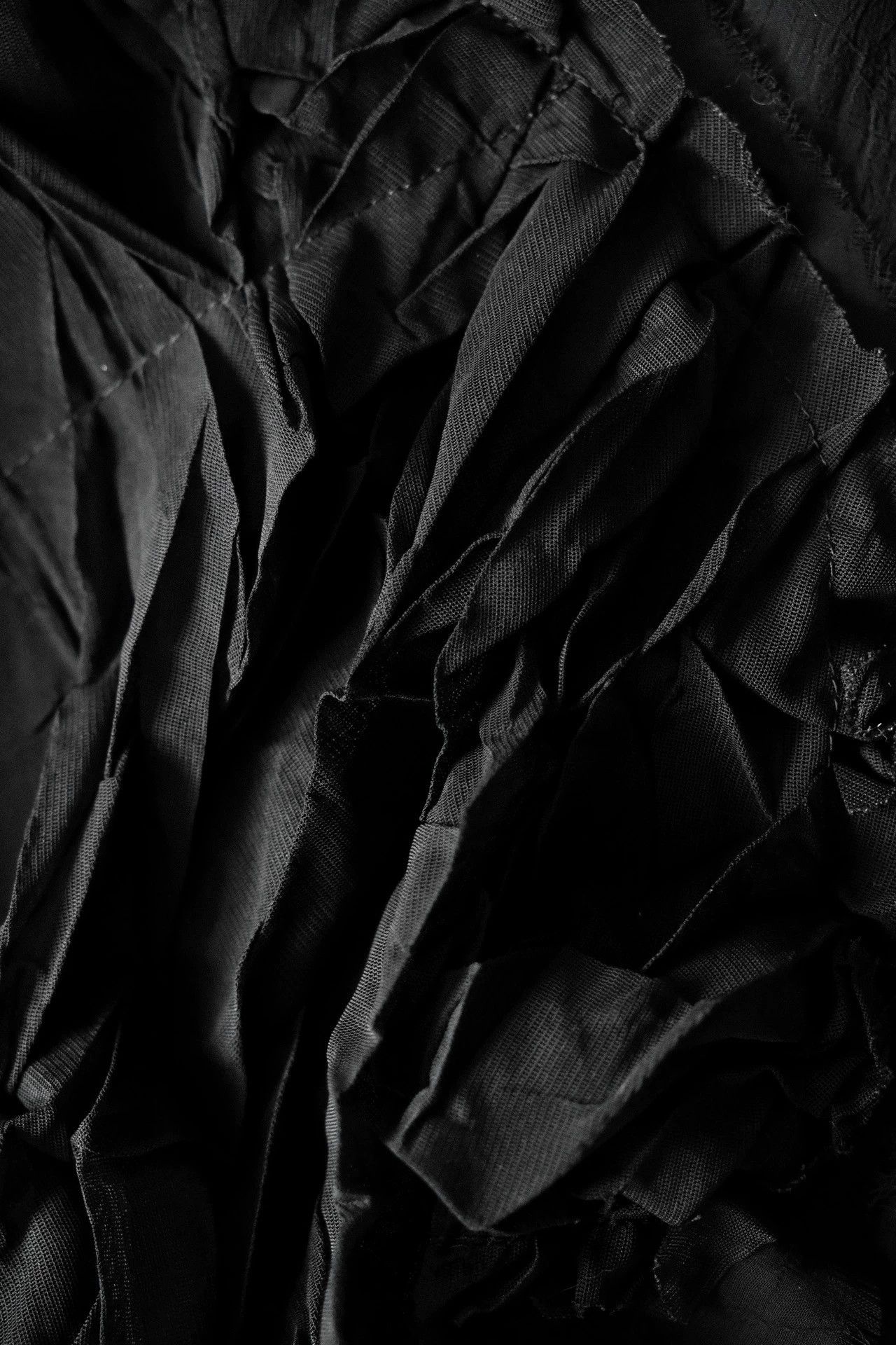 Yohji Yamamoto Yohji Yamamoto 05ss Archive Dead Leaf Butterfly Texture Dress Size XS / US 0-2 / IT 36-38 - 9 Thumbnail