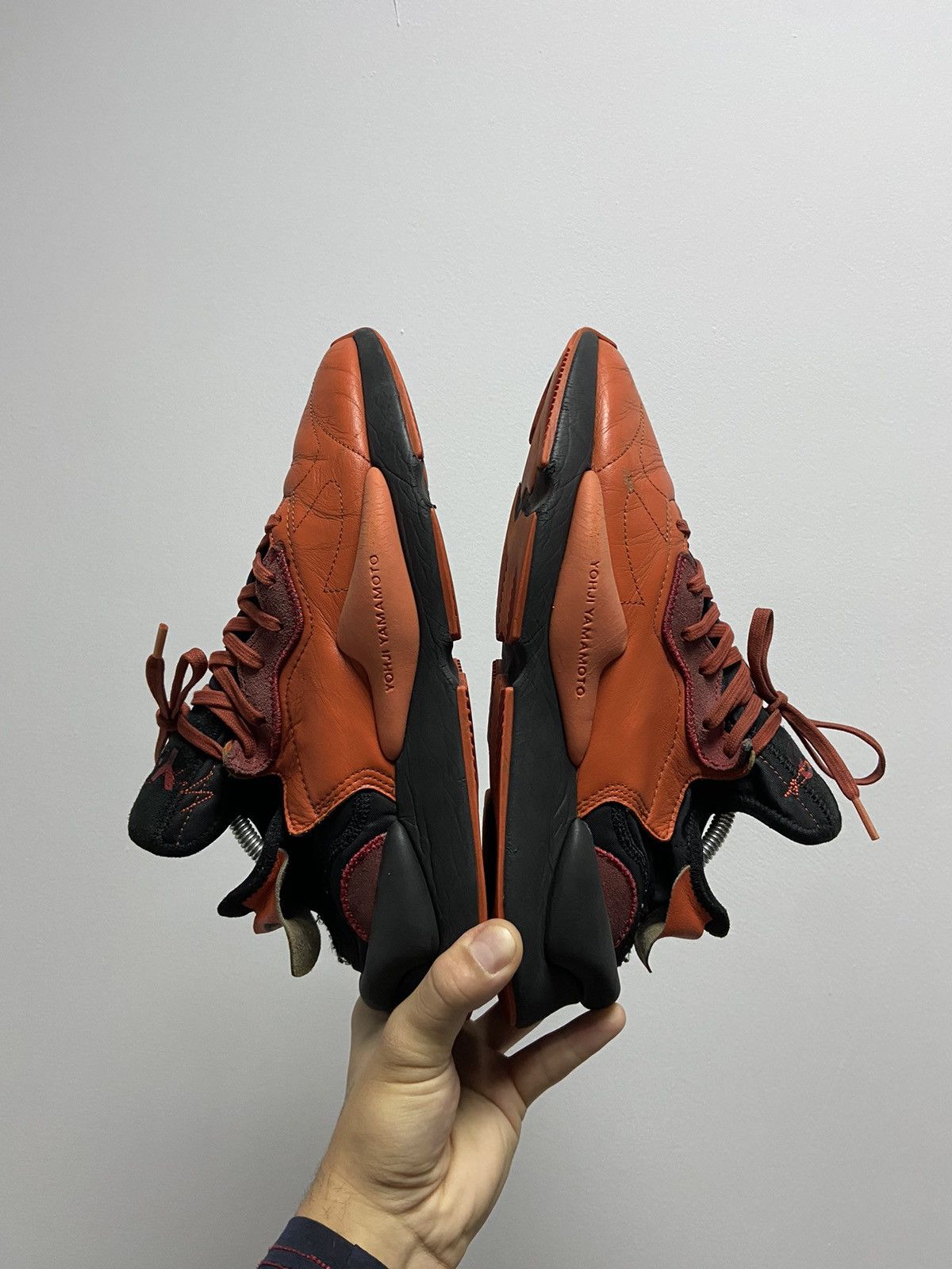 Yohji Yamamoto Yohji Yamamoto 🖤🧡 kaiwa Y 3 Vintage Sneakers Logo Size US 11 / EU 44 - 7 Thumbnail