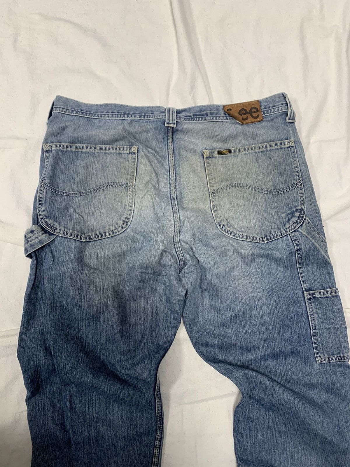 Japanese Brand × Lee BAGGY 90S DISTRESSED LEE DENIM PANTS JAPANESE CARHARTT STYLE Size US 36 / EU 52 - 8 Thumbnail