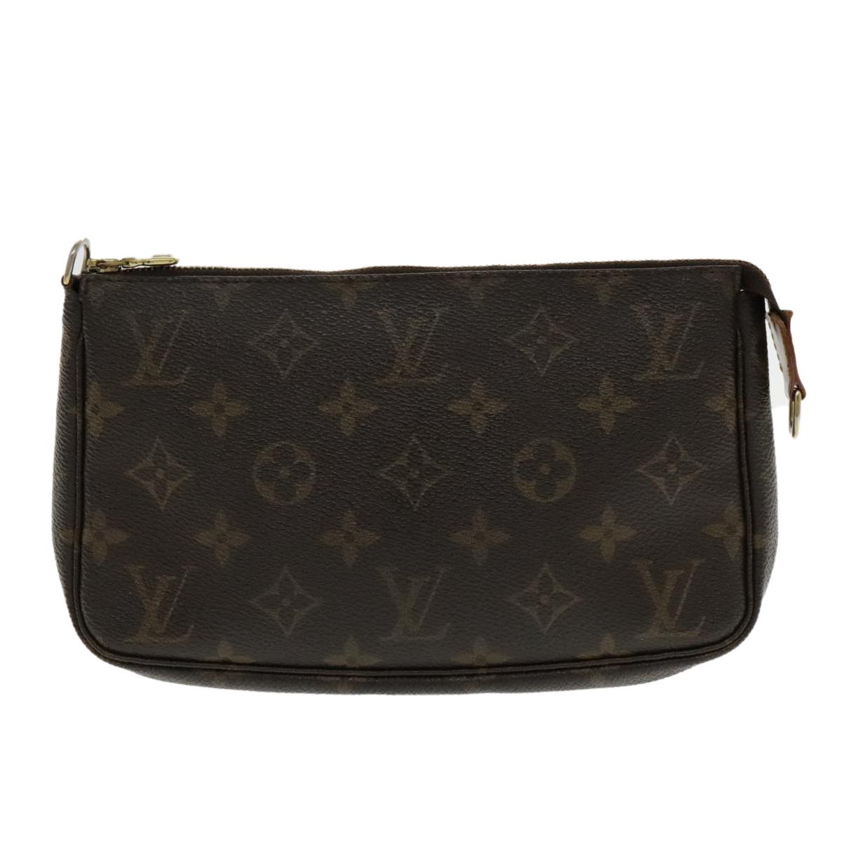 Louis Vuitton Pochette Accessoire Brown Canvas Clutch Bag (Pre-Owned) Size ONE SIZE - 1 Thumbnail
