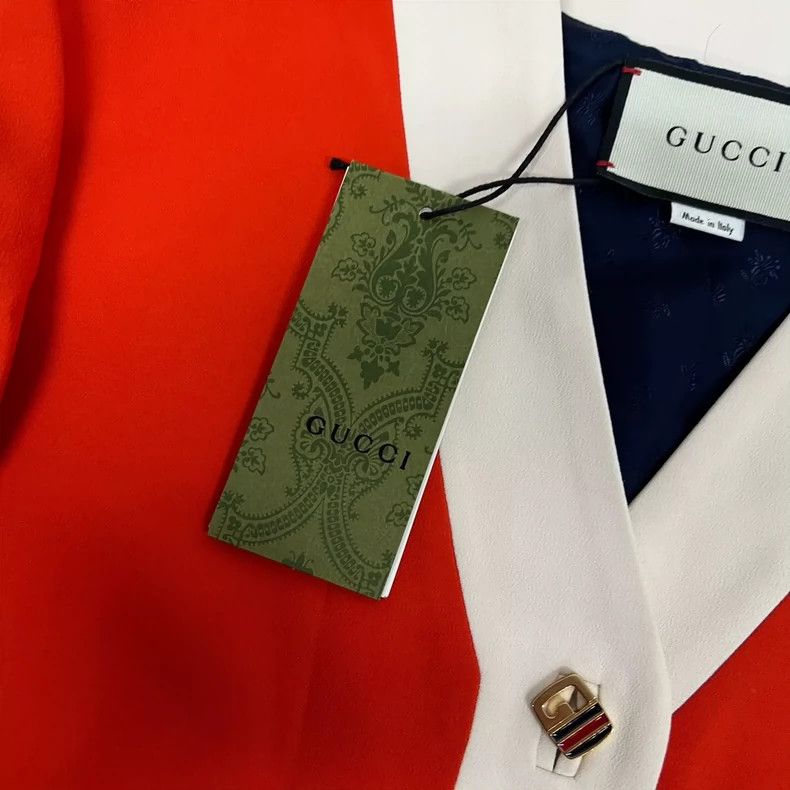 Gucci Gucci Size 38 Golden button orange cardigan jacket size 38 Size US XXS / EU 40 - 5 Thumbnail