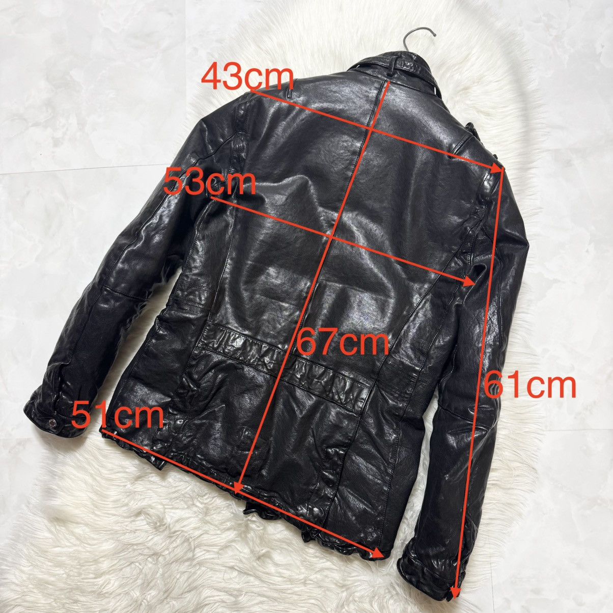 Neil Barrett Auth, Neil Barrett Padded Buffalo Leather Jacket Size US S / EU 44-46 / 1 - 10 Thumbnail