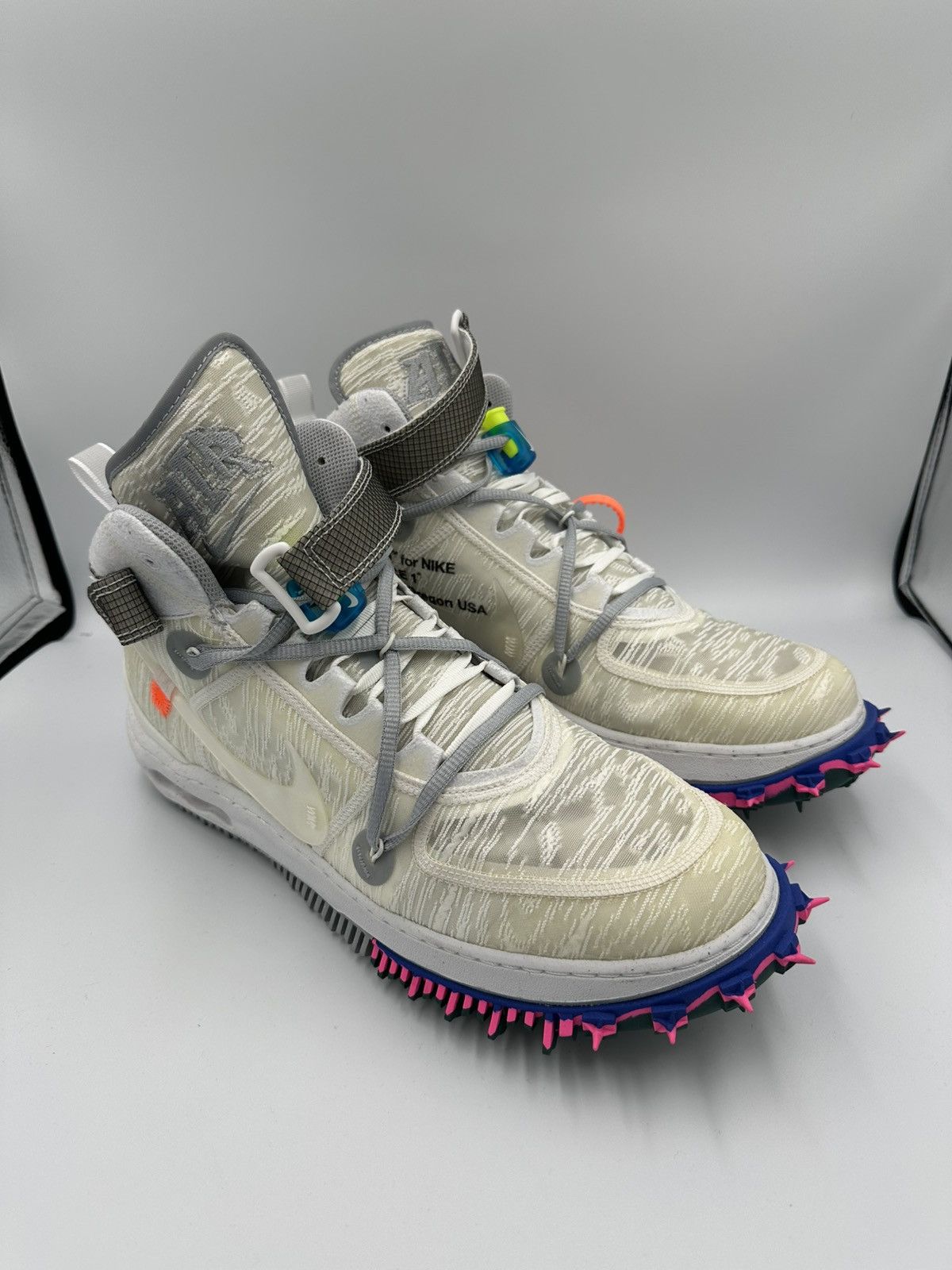 Nike × Off-White Nike x OFF WHITE AIR FORCE 1 high Size US 13 / EU 46 - 1 Thumbnail