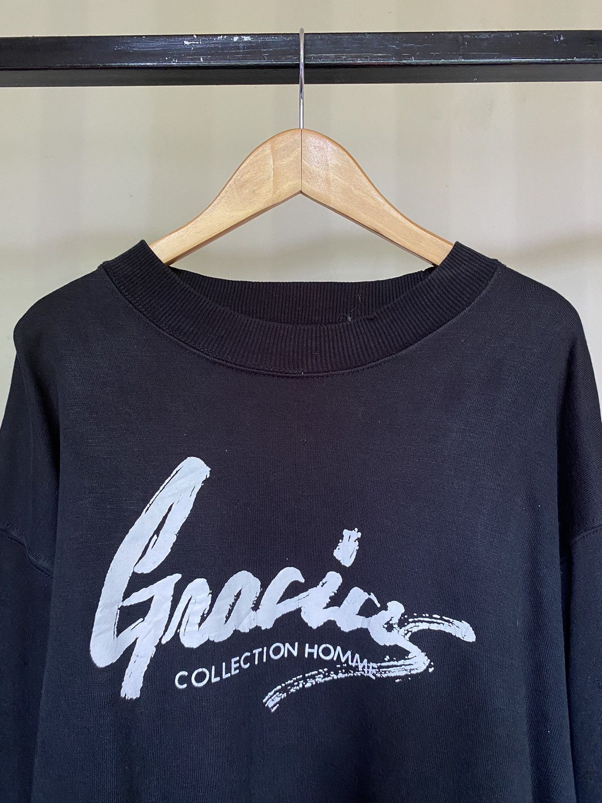 Vintage Locoisland vintage black sweater Size US XL / EU 56 / 4 - 4 Thumbnail