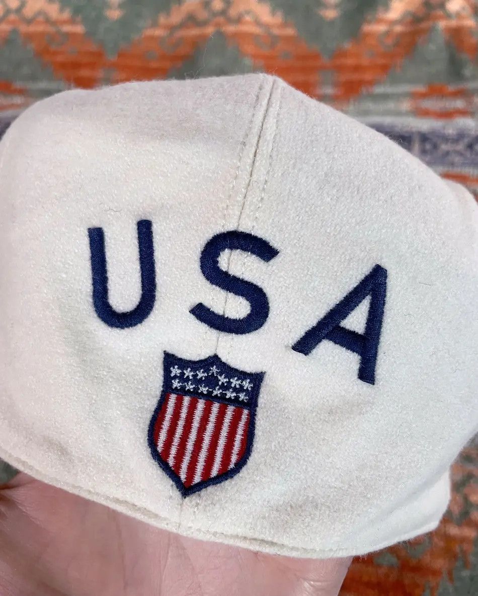 Polo Ralph Lauren Ralph Lauren Wool USA Kobe No. 10 Flat Cap Hat Peaked Cap Size ONE SIZE - 6 Thumbnail
