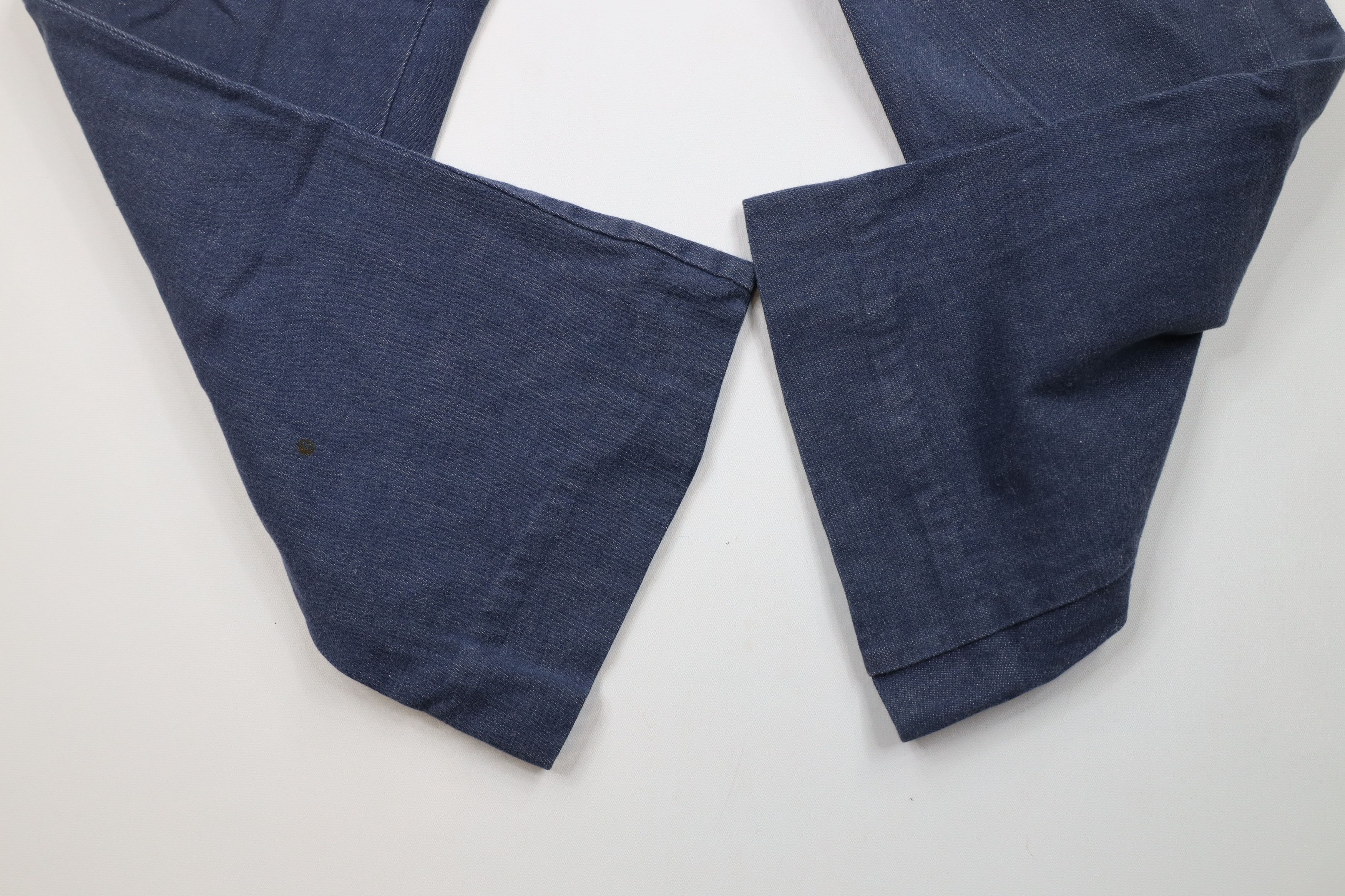 Vintage Vintage 70s Streetwear Wide Leg Bell Bottoms Jeans Blue USA Size 34 - 5 Thumbnail