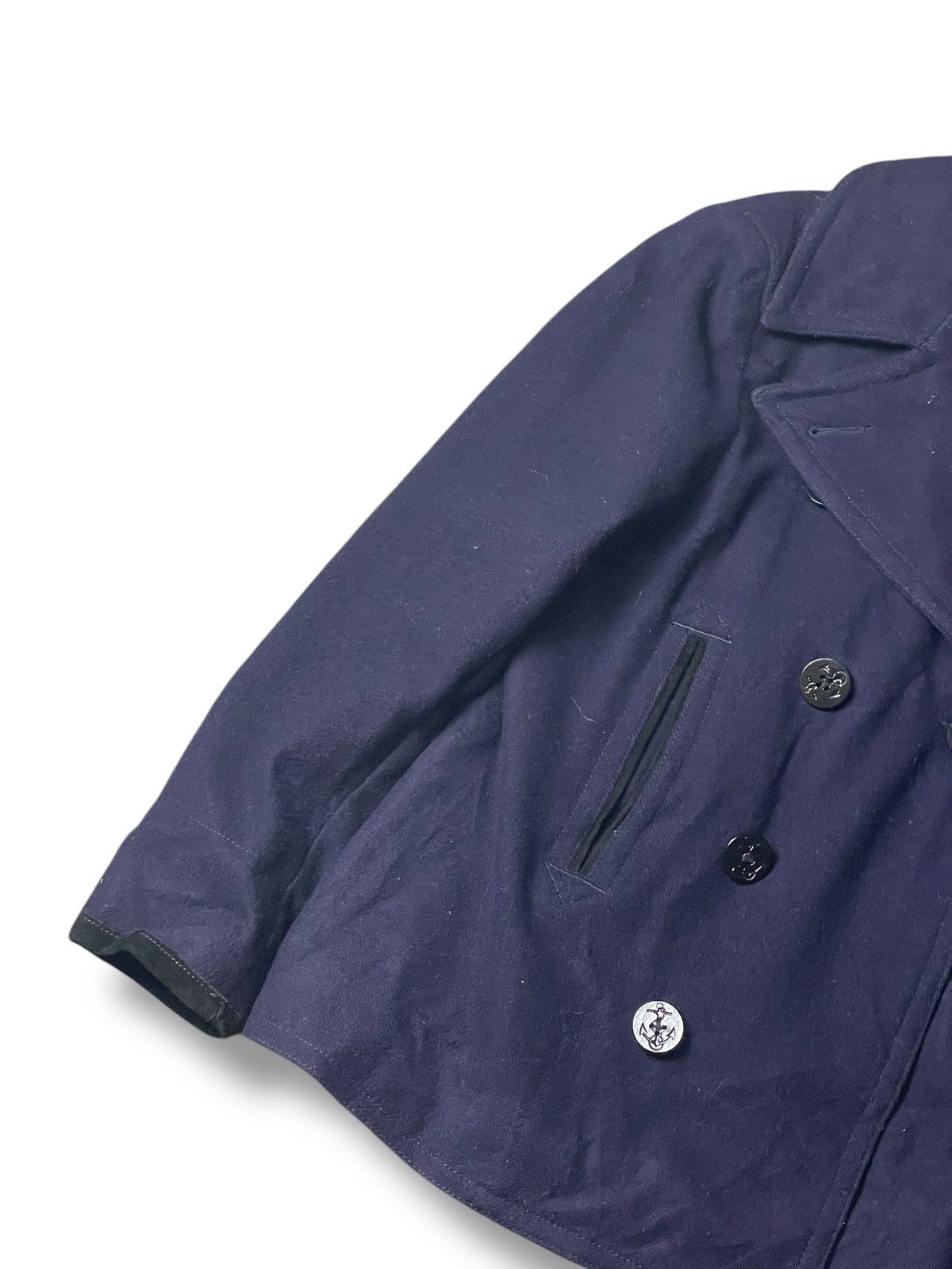 Japanese Brand × Ralph Lauren × Vintage Ralph Lauren Denim&Supply Wool Peacoat (102) Size US XXS / EU 40 - 3 Thumbnail