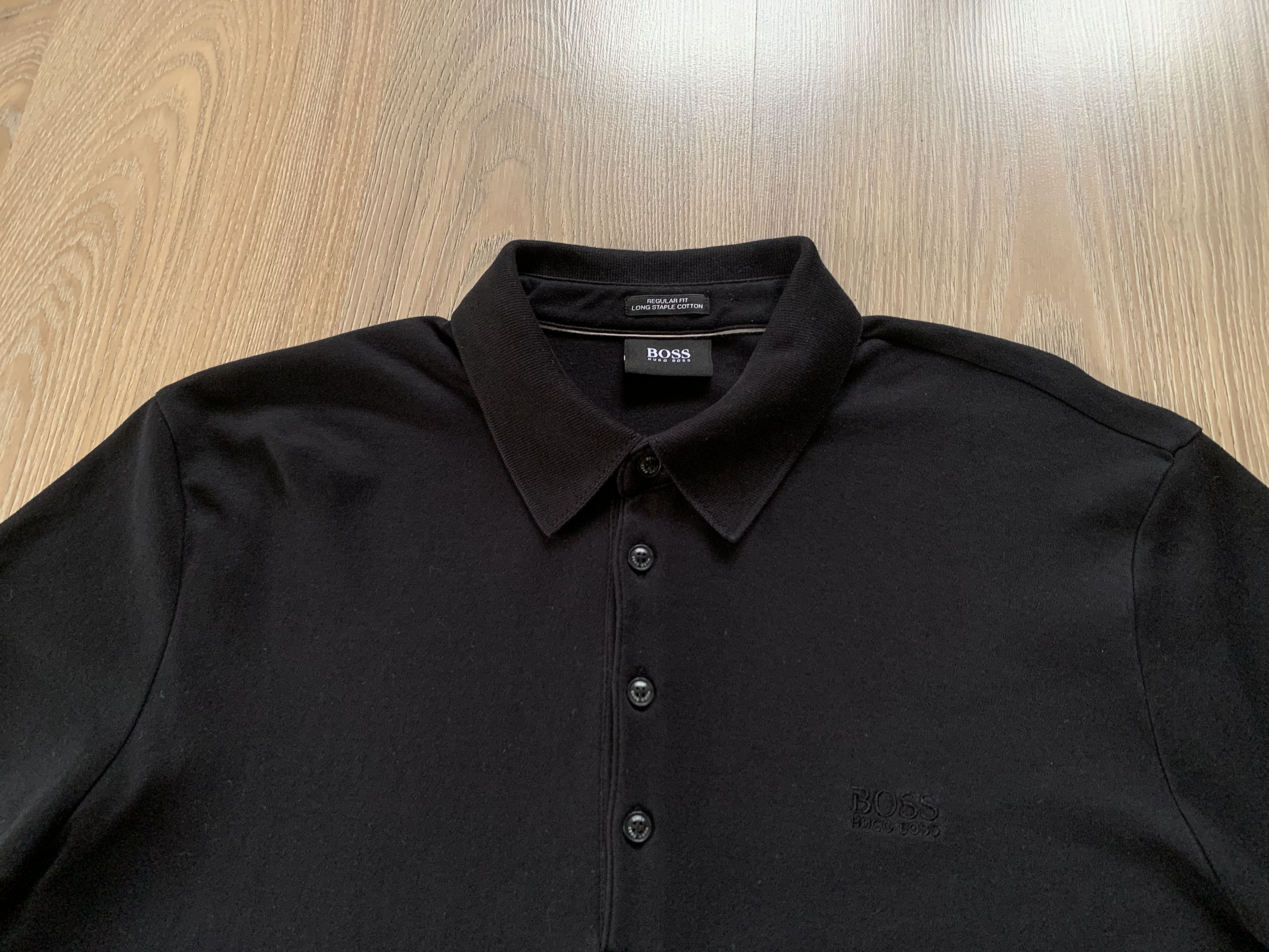 Hugo Boss Hugo Boss Long Staple Cotton Men's Long-Sleeved Polo Shirt Size US L / EU 52-54 / 3 - 4 Thumbnail