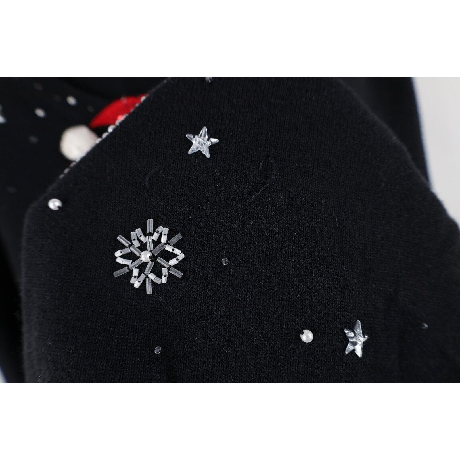 Vintage Vintage 90s Streetwear Christmas Santa Claus Moon Sweater Size L / US 10 / IT 46 - 11 Thumbnail