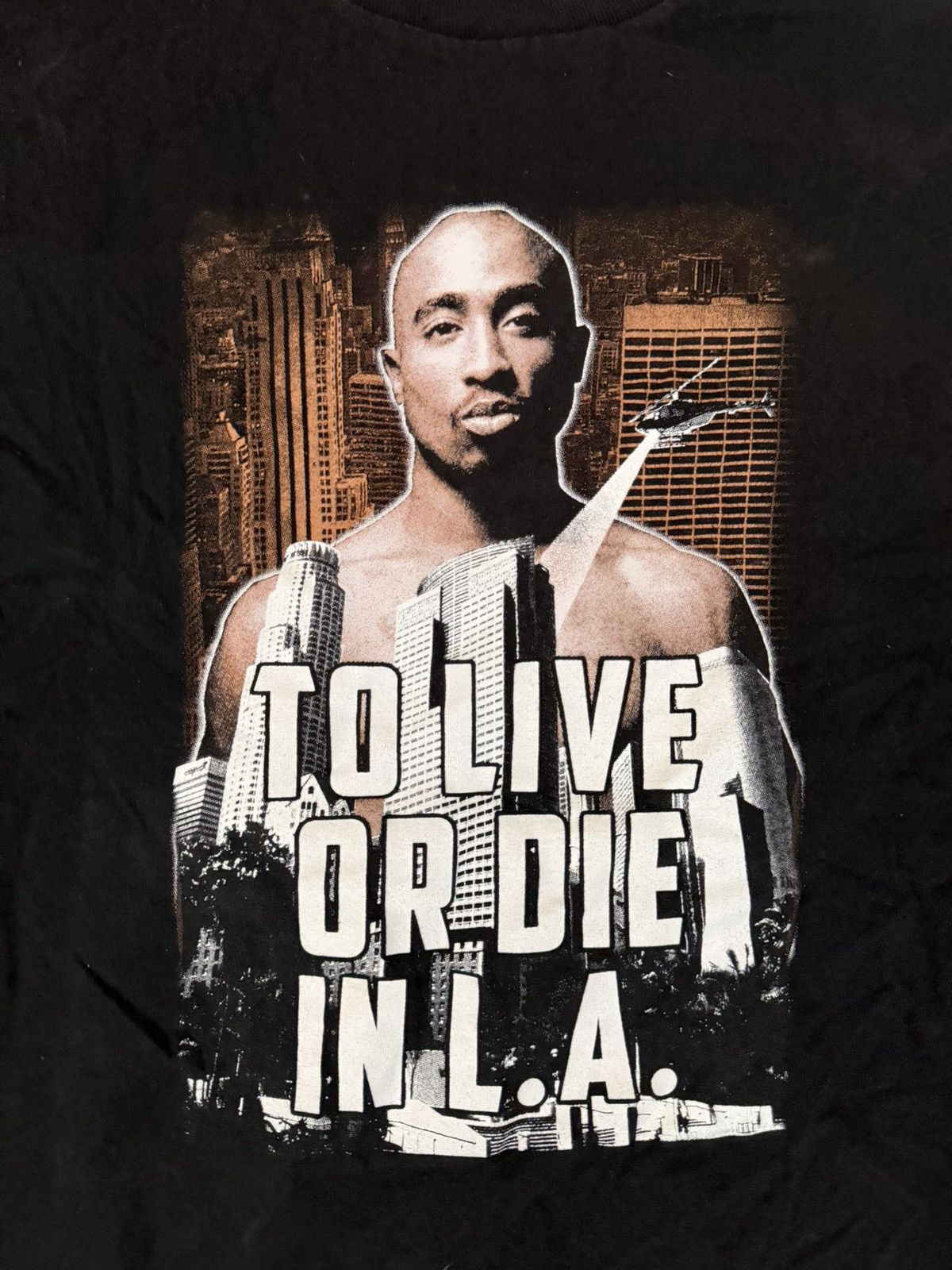 Vintage live or die 2pac t shirt Size US L / EU 52-54 / 3 - 2 Thumbnail