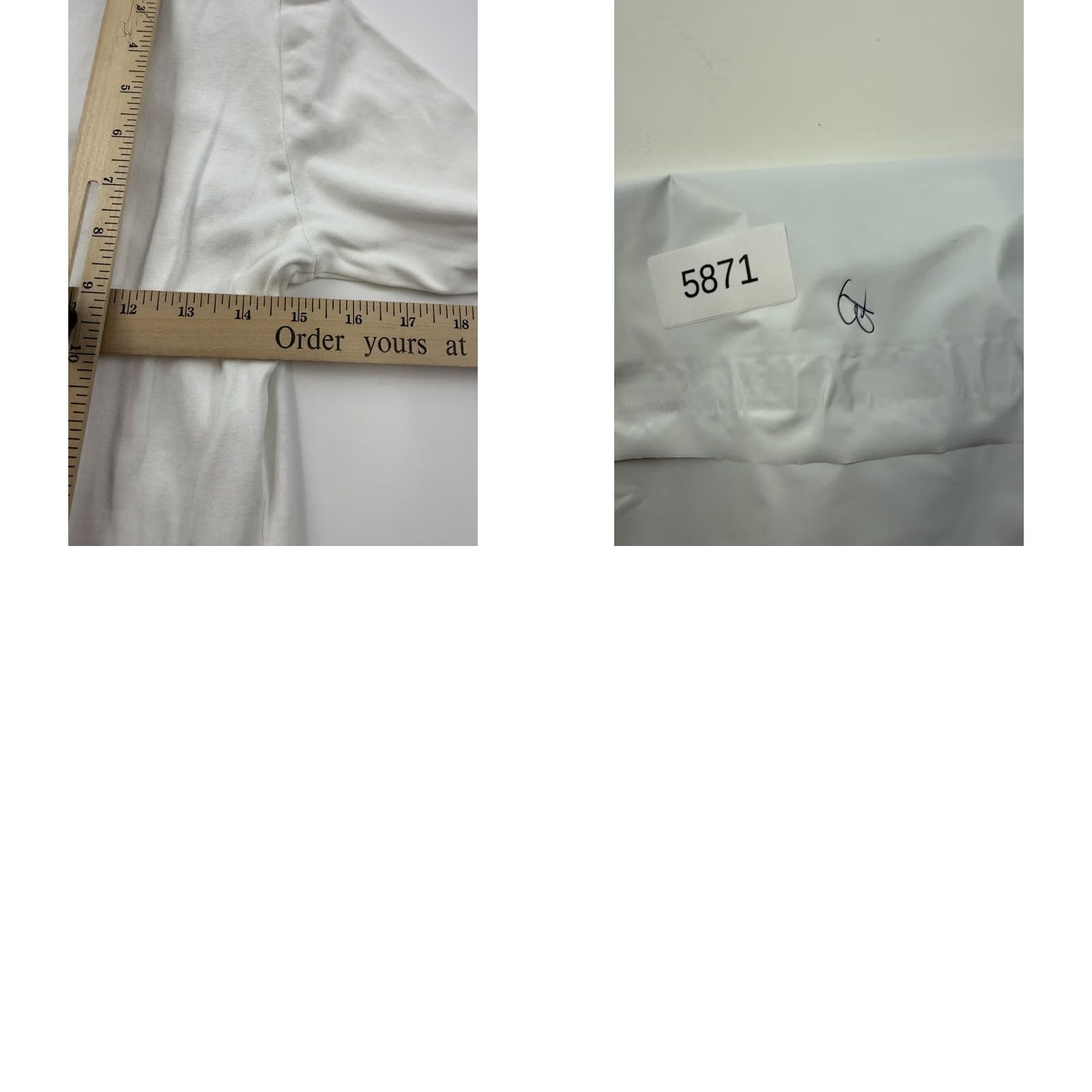 Eileen Fisher Eileen Fisher Shirt Womens S White Scoop Neck 3/4 Sleeve Organic Cotton Top Size S / US 4 / IT 40 - 8 Thumbnail