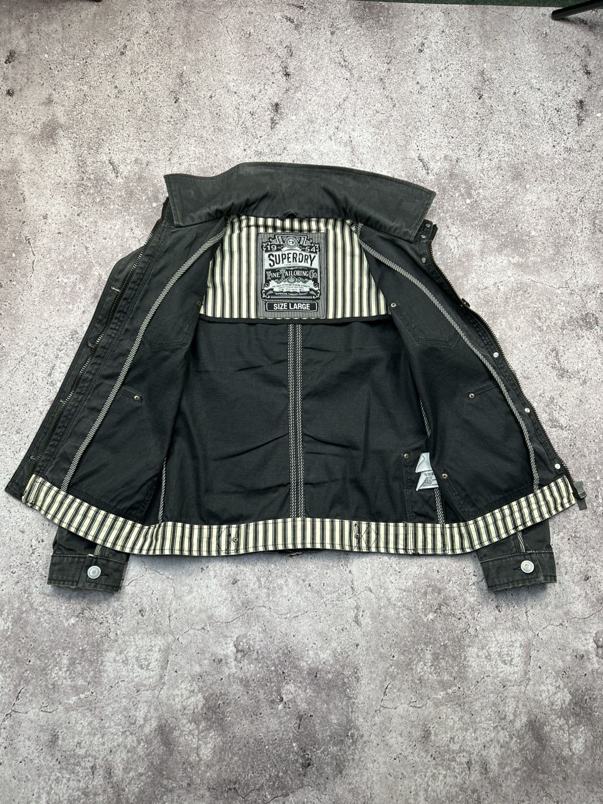 Japanese Brand Vintage Y2K grunge biker raw denim jacket Rick Owens style Size L / US 10 / IT 46 - 13 Thumbnail
