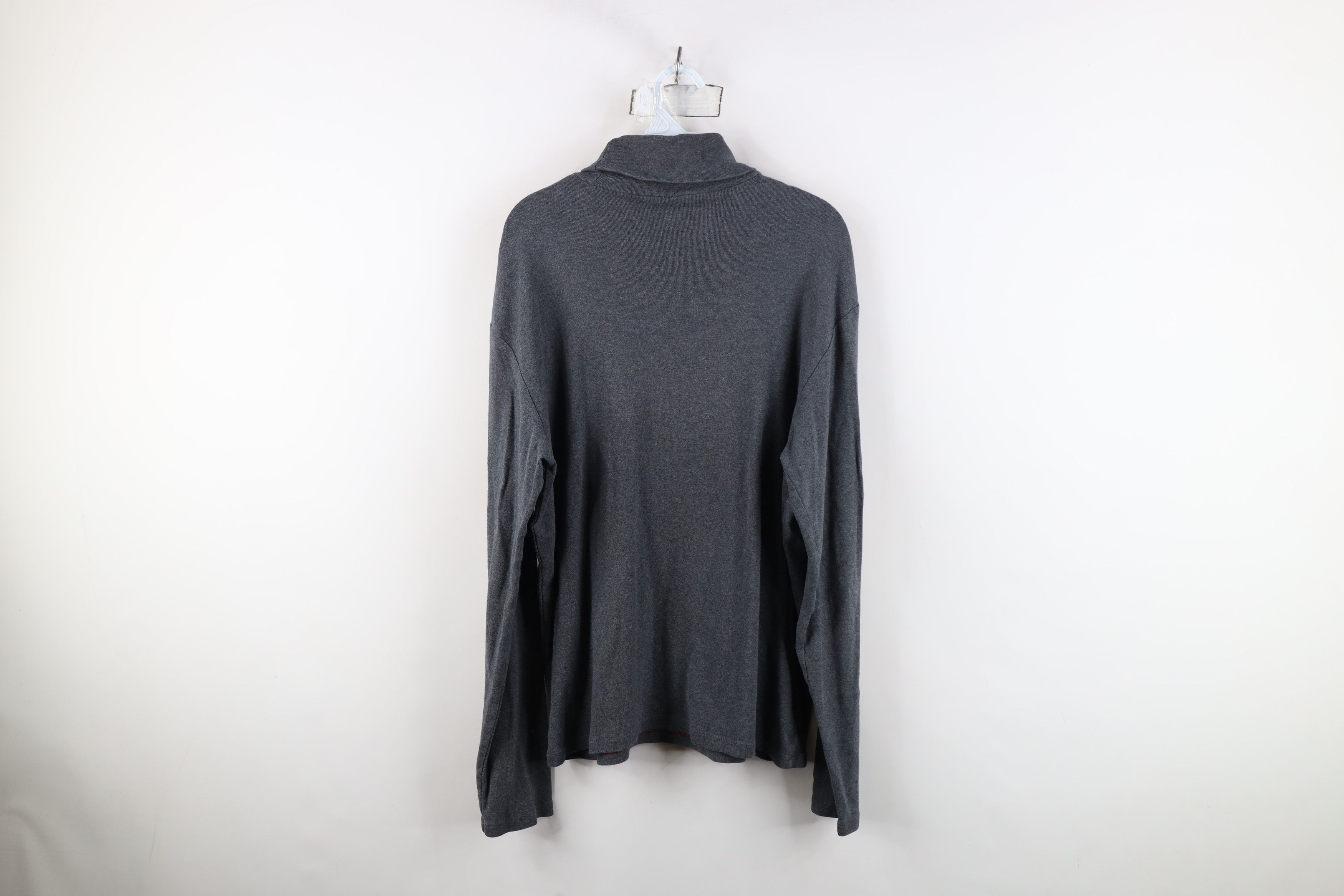 Gap Vintage 90s Y2K Gap Cotton Ribbed Knit Turtleneck T-Shirt Size US L / EU 52-54 / 3 - 8 Thumbnail