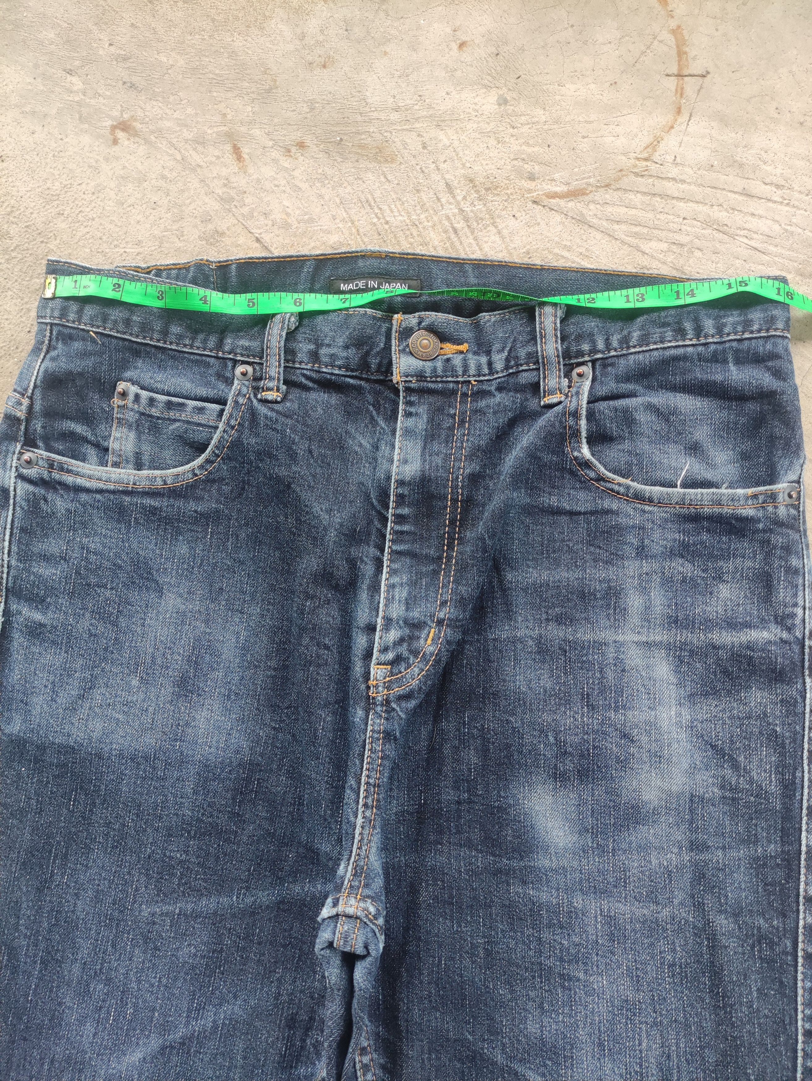 Beams Plus Vintage Beam Japan Jean Distressed Faded Denim Size US 33 - 6 Thumbnail