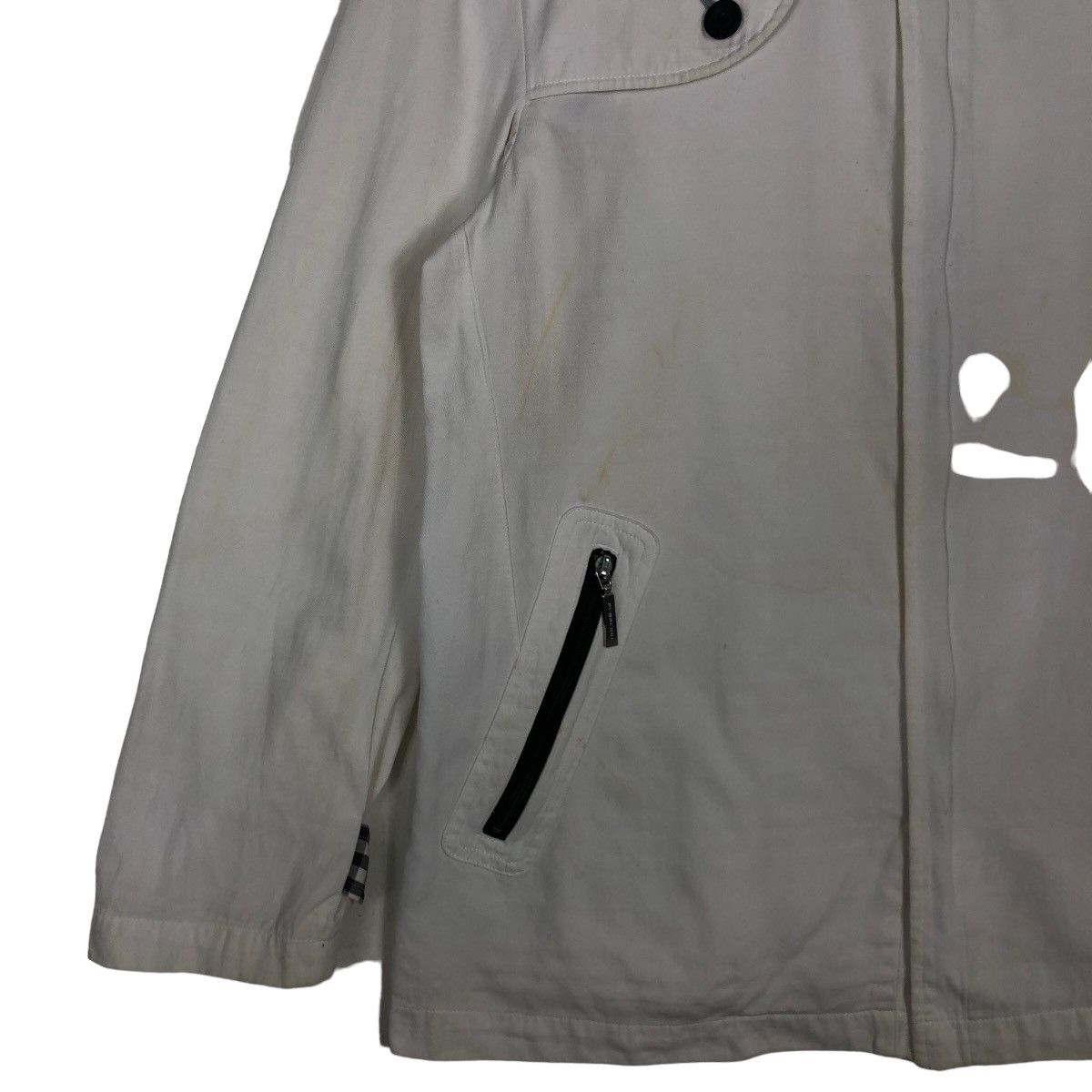Burberry 🔥90’s Vintage Biker Jacket Burberry Black Label Nova Check Size US L / EU 52-54 / 3 - 3 Thumbnail