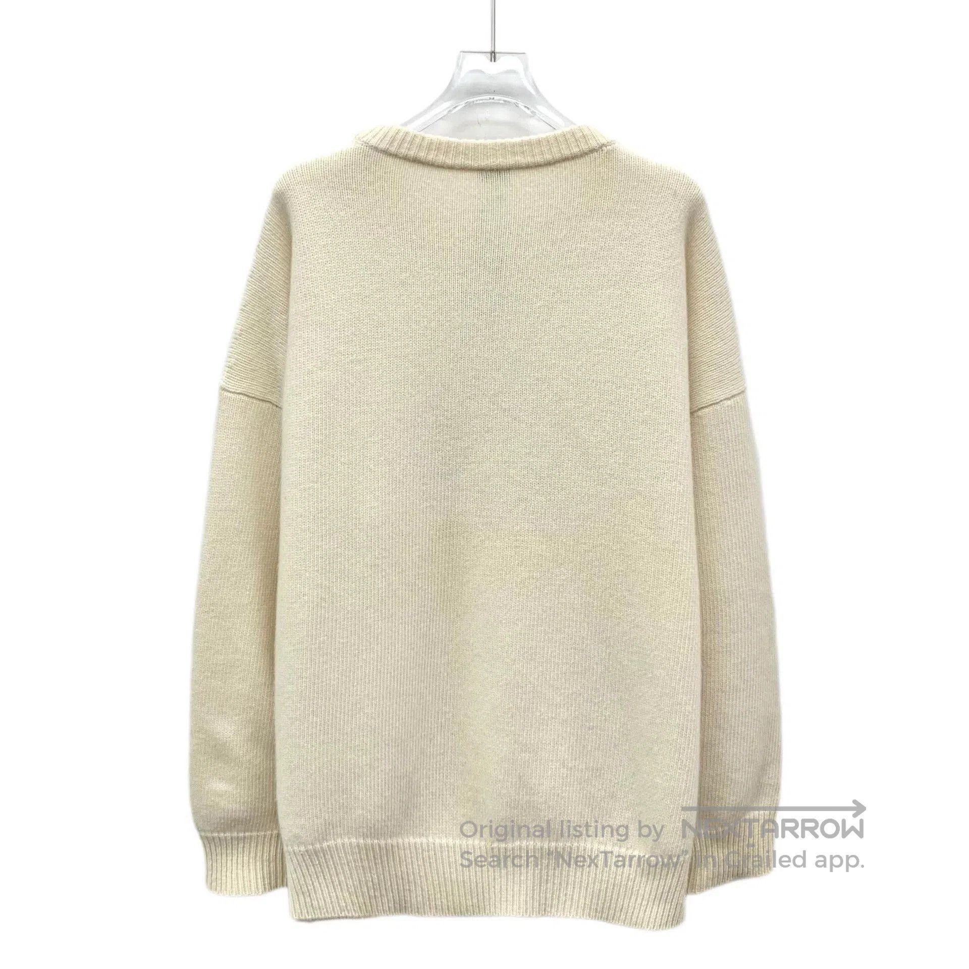 Loewe Loewe Logo Embroidery Diamond Wool Knit Sweater. Size L / US 10 / IT 46 - 2 Thumbnail