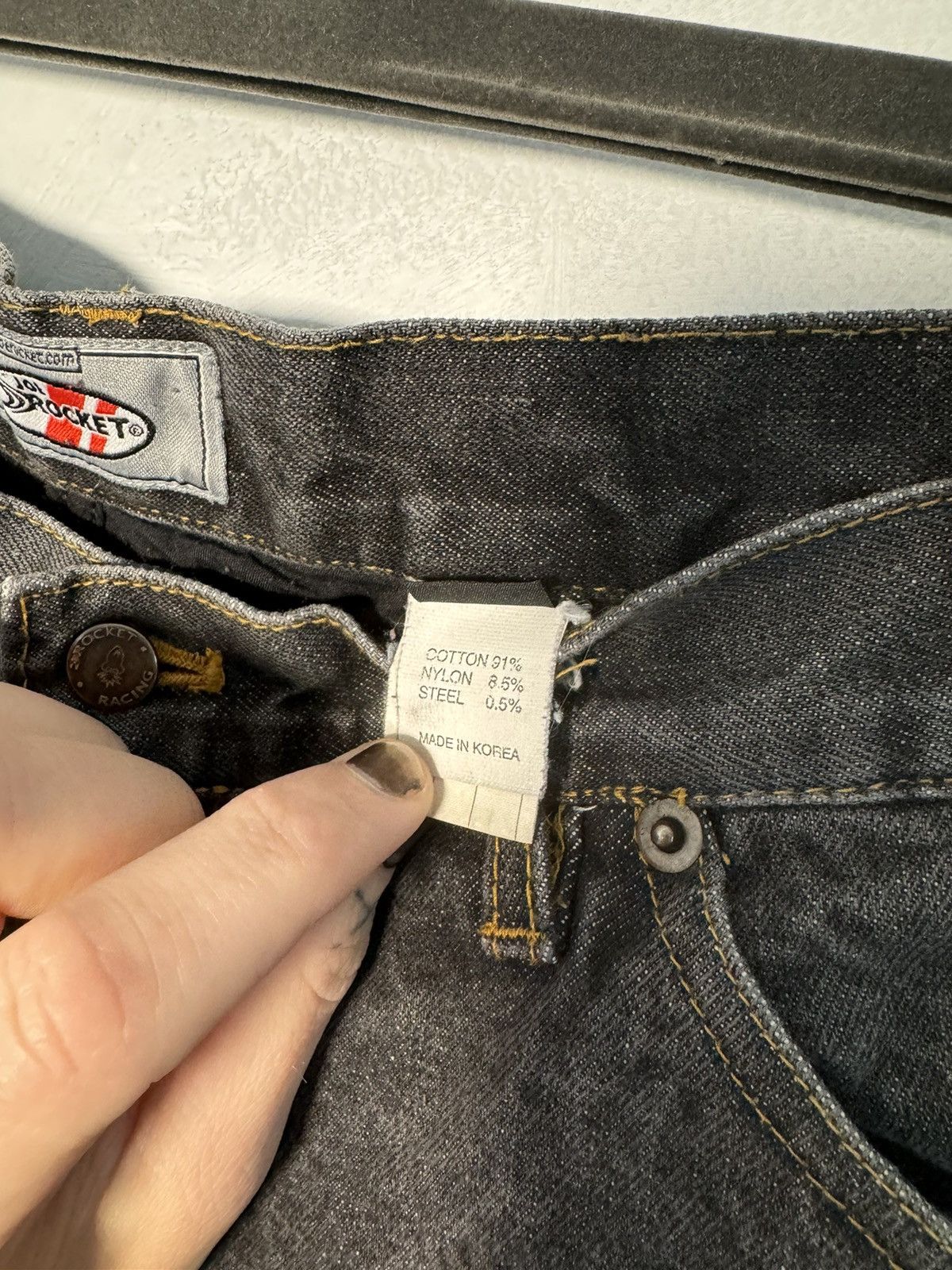 Joe Rocket Joe Rocket Steel Enforced Motorcycle Double Knee Denim Size US 36 / EU 52 - 6 Thumbnail