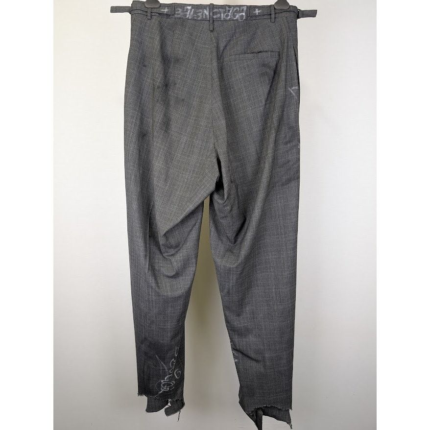 Balenciaga o1rshd1 Heather Price of Wales Skater Tailored Pant in Grey Size US 32 / EU 48 - 6 Thumbnail