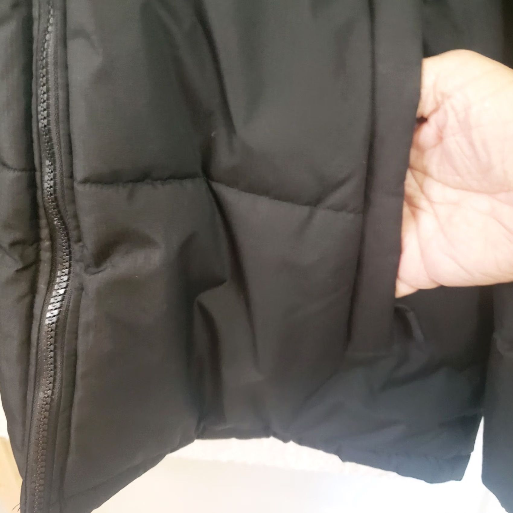Reebok VINTAGE Reebok Puffer Jacket Logo Hooded Full Zip Sz L Black Men Adult Large Coat Size US L / EU 52-54 / 3 - 7 Thumbnail