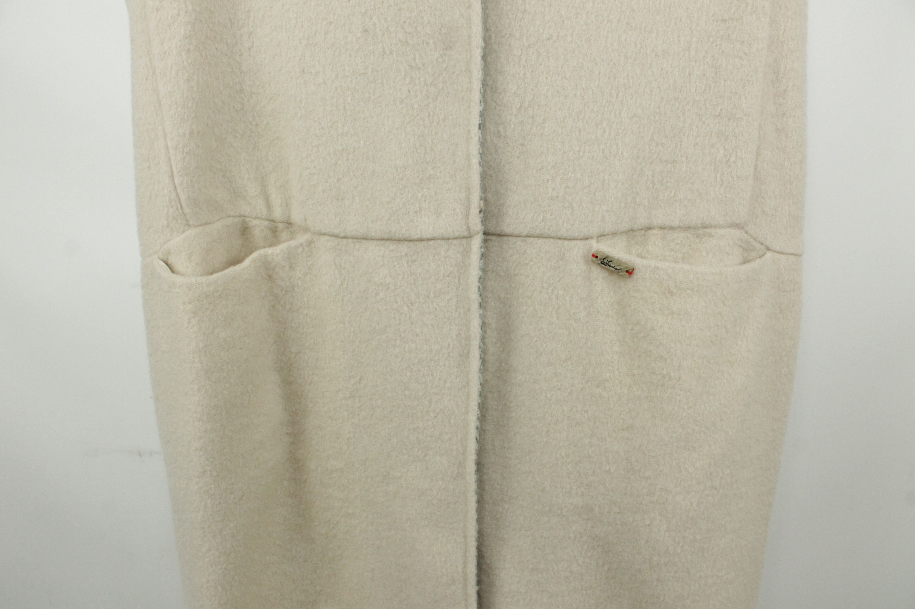 Other Luis Trenker Mohair Wool Hood Fur Sleeveless Coat Size M / US 6-8 / IT 42-44 - 4 Thumbnail
