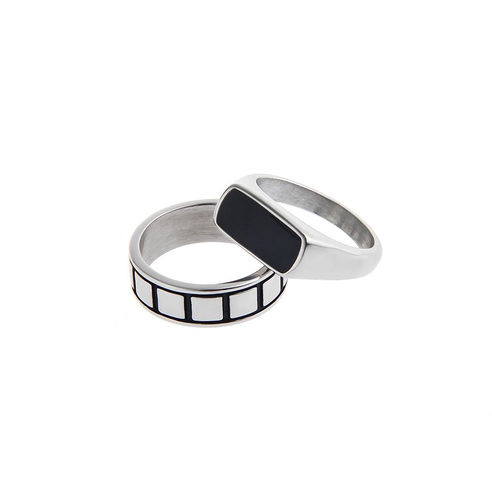 Jewelry Retro Jewelry Rings Open Size Chrome Ring (Size 7-13) Size ONE SIZE - 5 Thumbnail