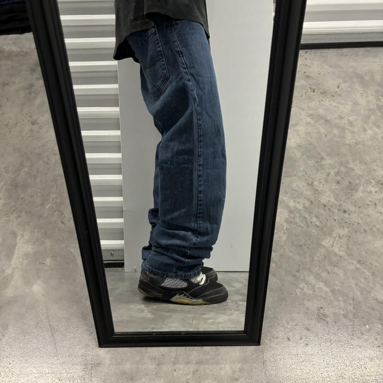 Japanese Brand × Vintage Crazy Vintage Y2K/2000s Grunge Dark Wash Denim Jeans! Size US 32 / EU 48 - 2 Thumbnail
