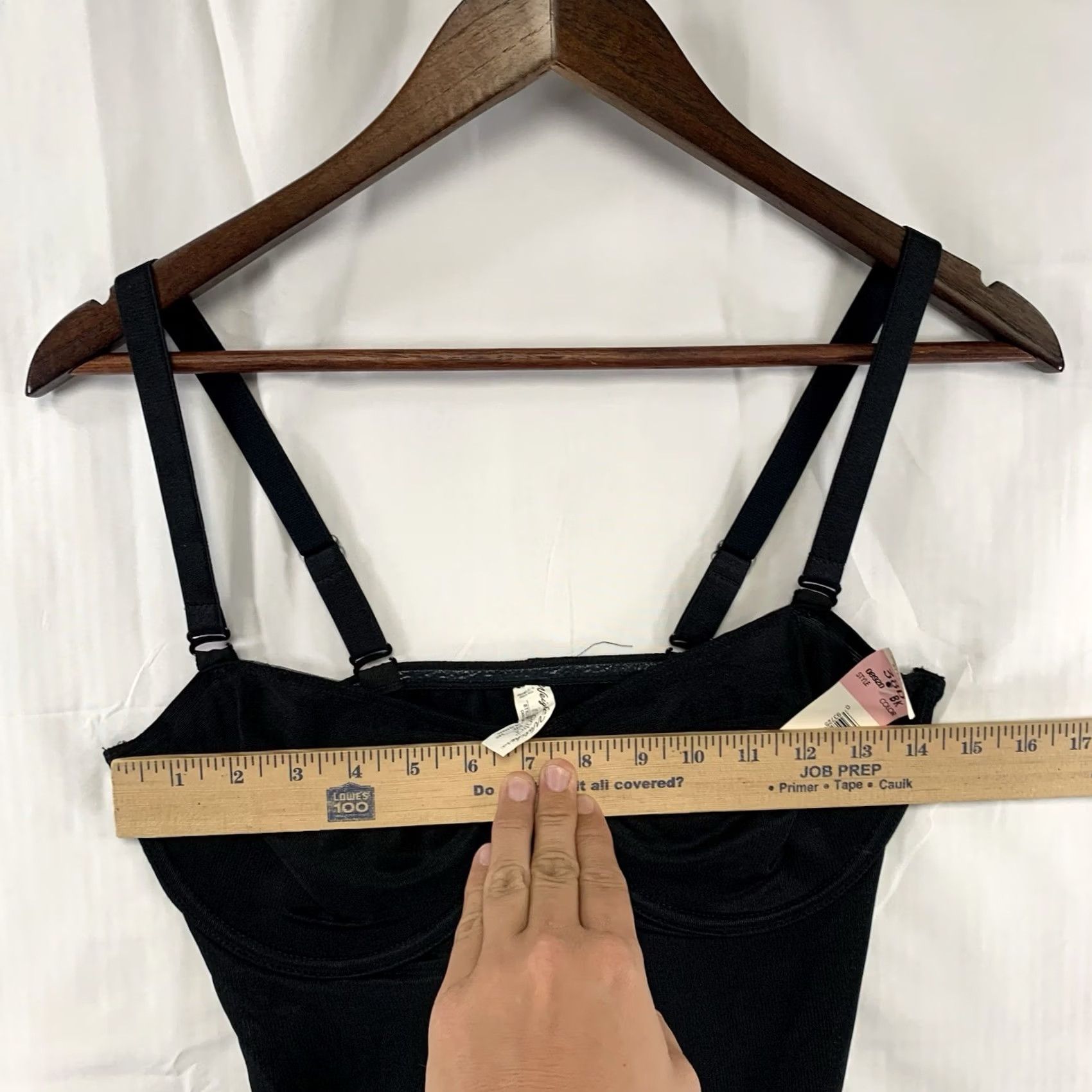 Vintage VINTAGE Weight Watchers In Control Instant Body Shaping Bra Slip 38D Black Shapewear Womens Pair? Size ONE SIZE - 6 Thumbnail
