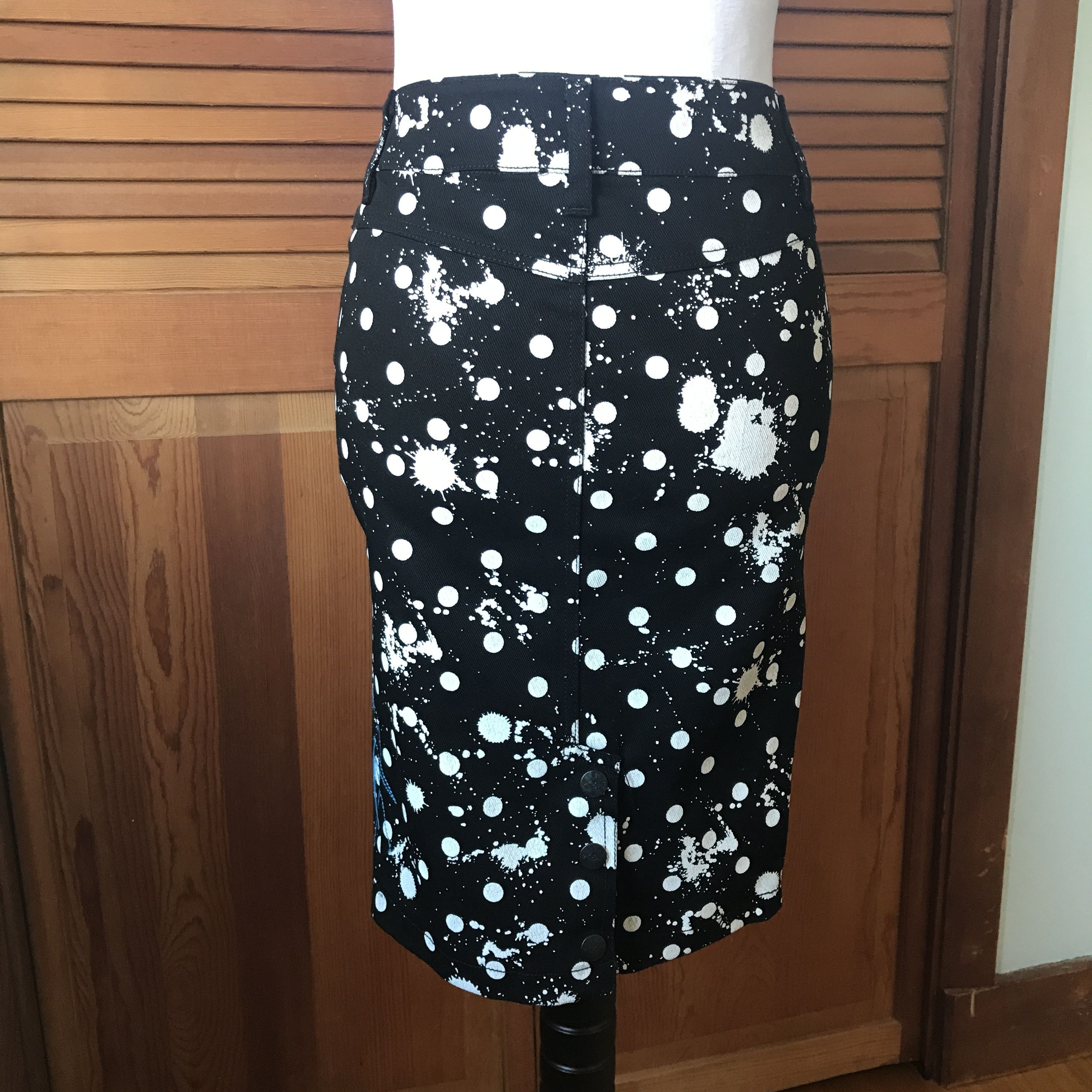 Lip Service Vintage Lip Service Polka Splatz Punk Goth Skirt XS Size 26" / US 2 / IT 38 - 4 Thumbnail