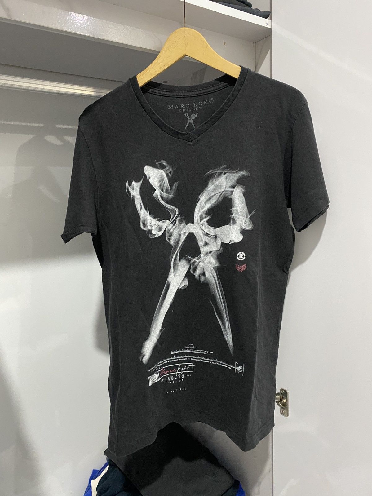 Ecko Unltd. × Marc Ecko Ecko Y2K Scissors Tee Hiphop Rapper Size US L / EU 52-54 / 3 - 1 Thumbnail