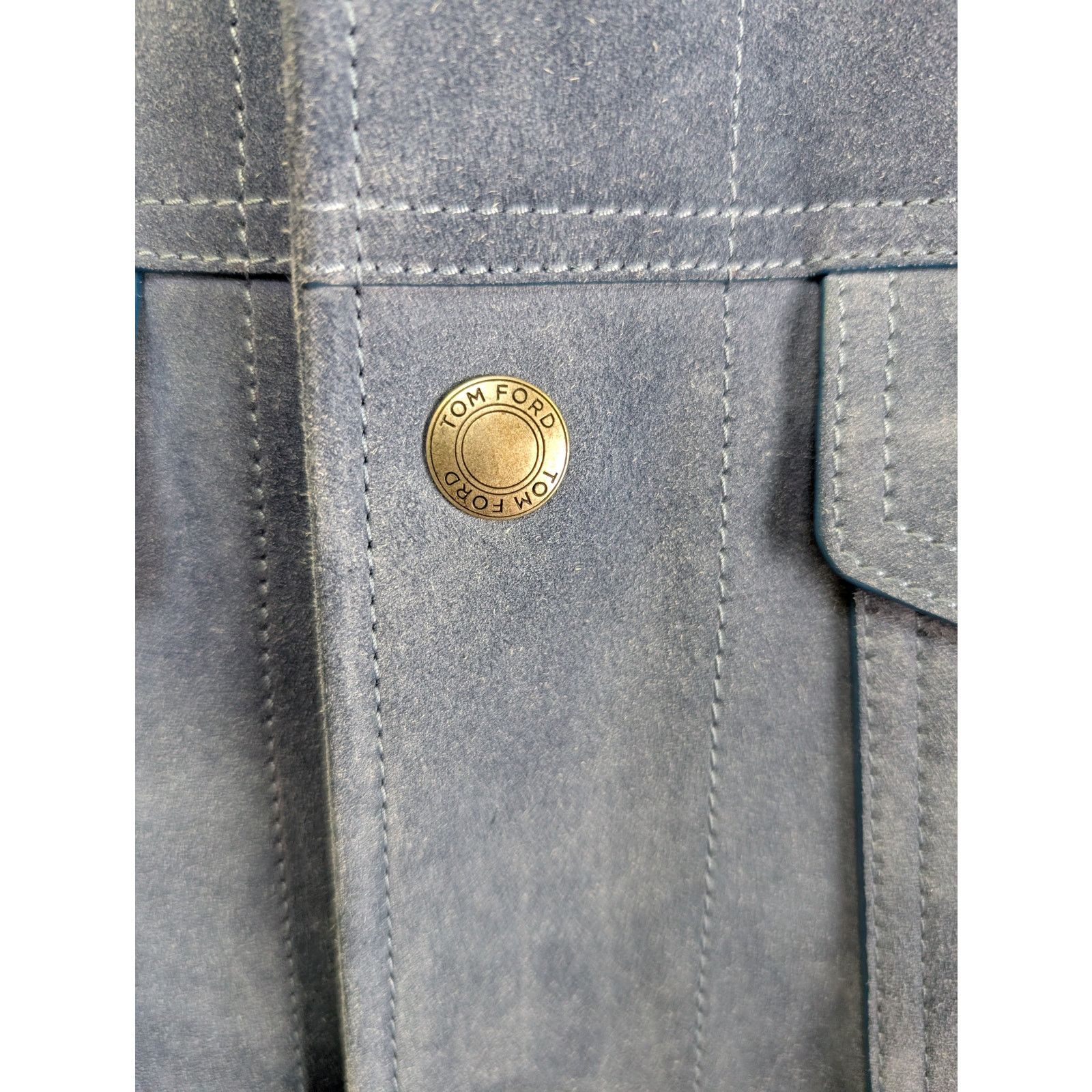 Tom Ford o1rshd1 Denim Jacket Blouson in Blue Size US L / EU 52-54 / 3 - 10 Thumbnail