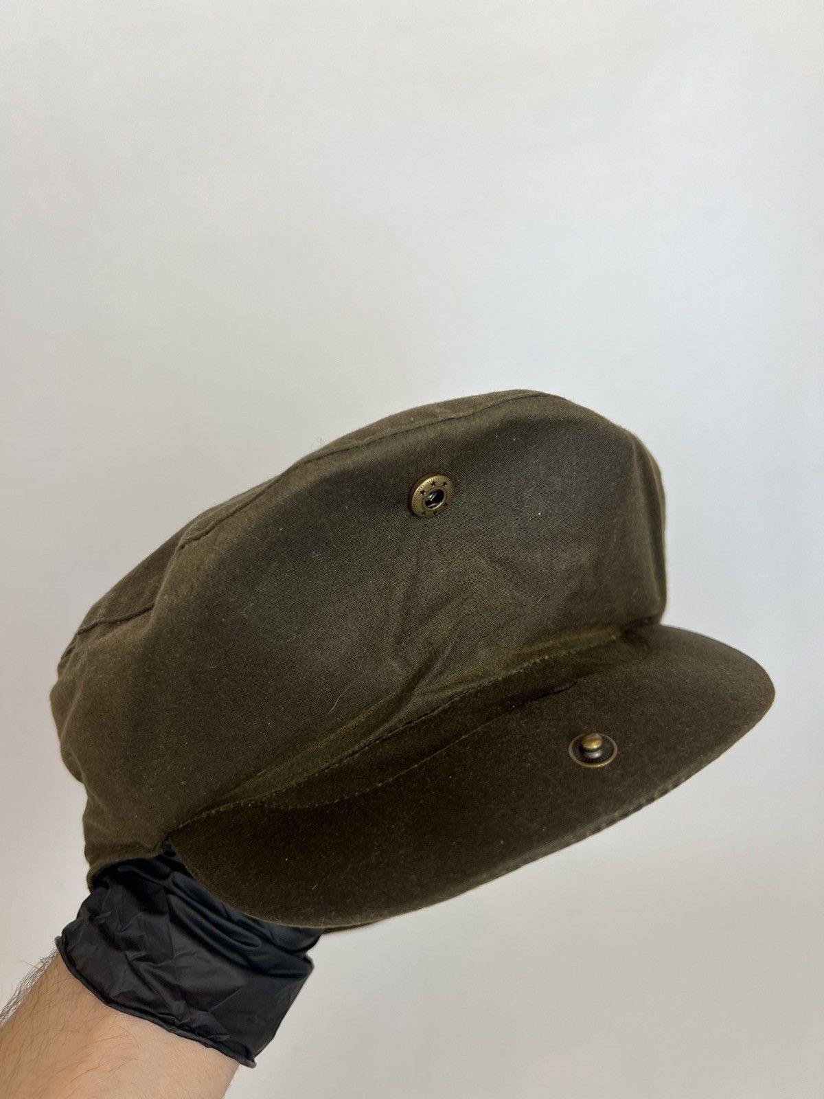 Barbour Vintage Barbour Waxed Newsboy Cap Hats Size ONE SIZE - 18 Thumbnail